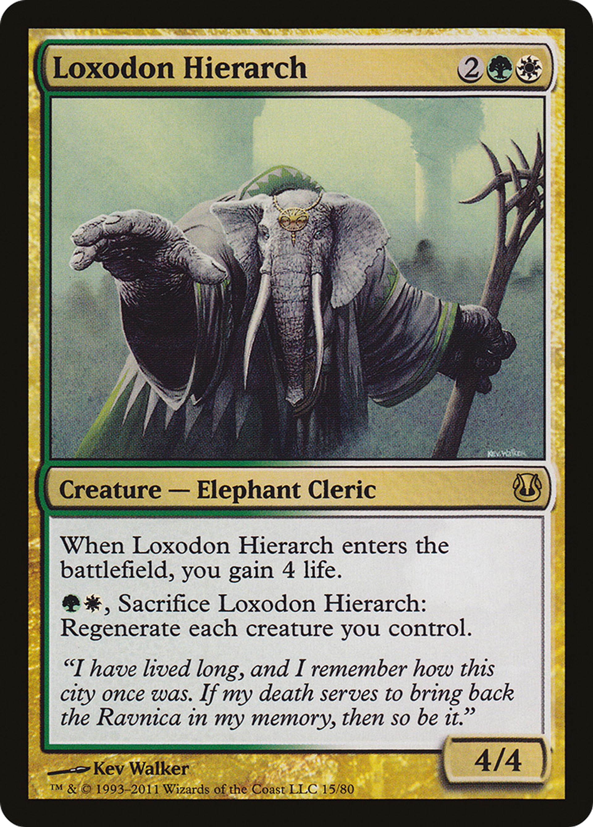 Loxodon Hierarch — Duel Decks: Ajani vs. Nicol Bolas — Magic: The Gathering