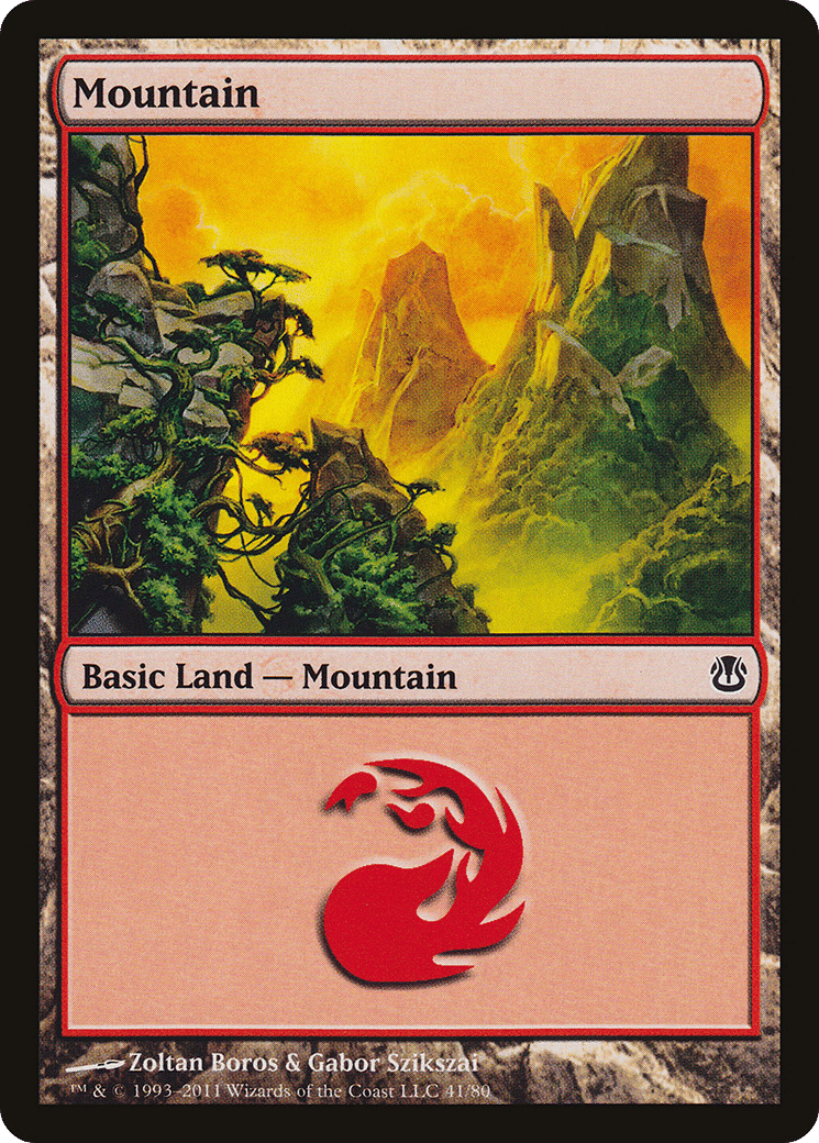 Mountain — Duel Decks: Ajani vs. Nicol Bolas — Magic: The Gathering