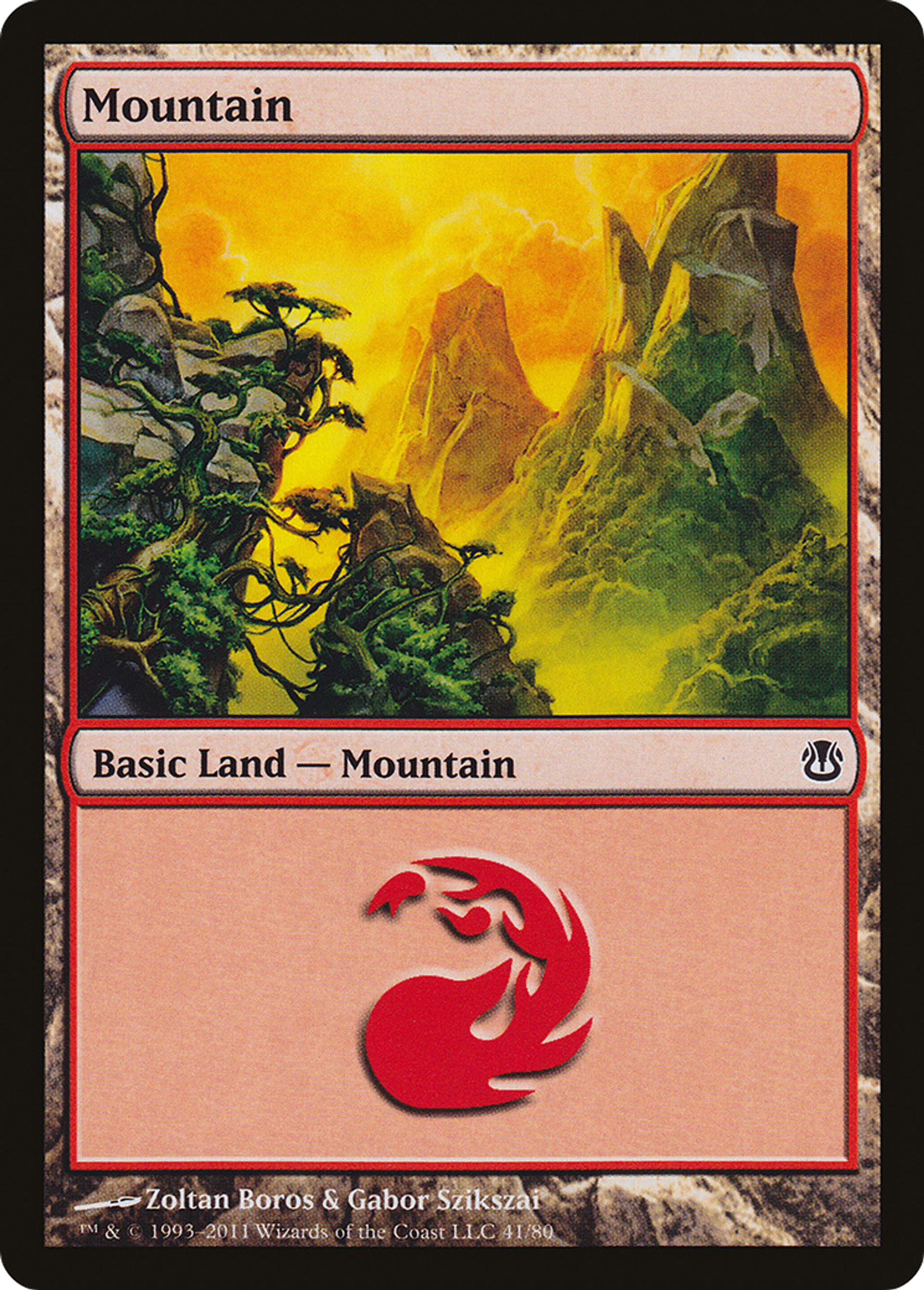 Mountain — Duel Decks: Ajani vs. Nicol Bolas — Magic: The Gathering
