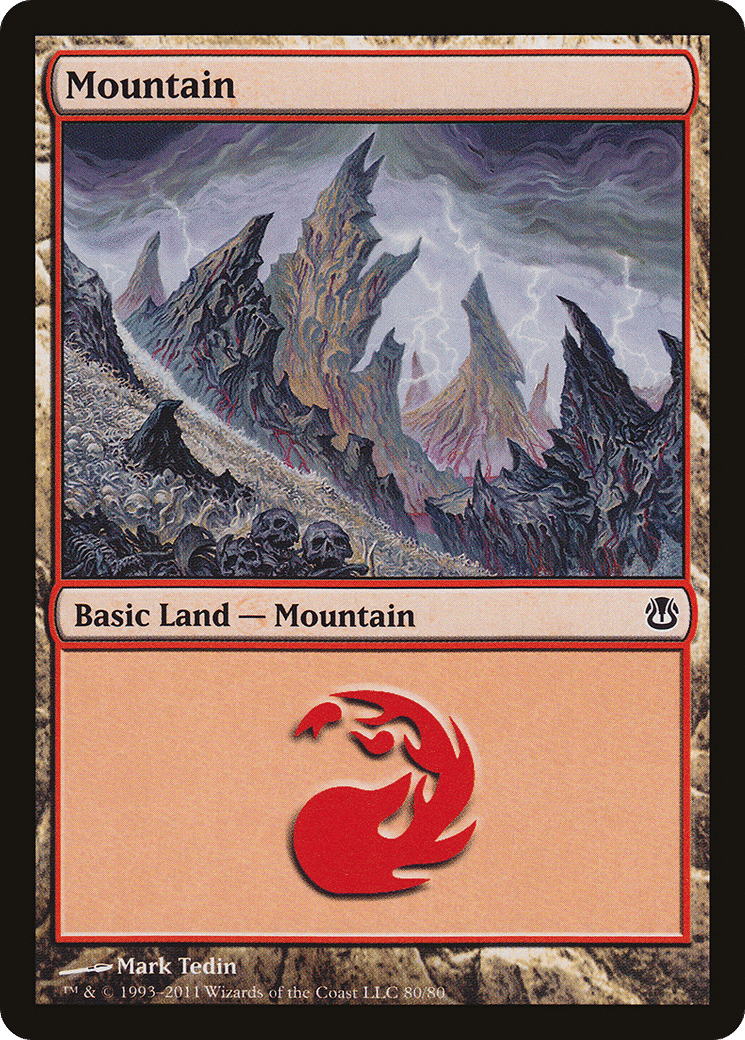 Mountain — Duel Decks: Ajani vs. Nicol Bolas — Magic: The Gathering