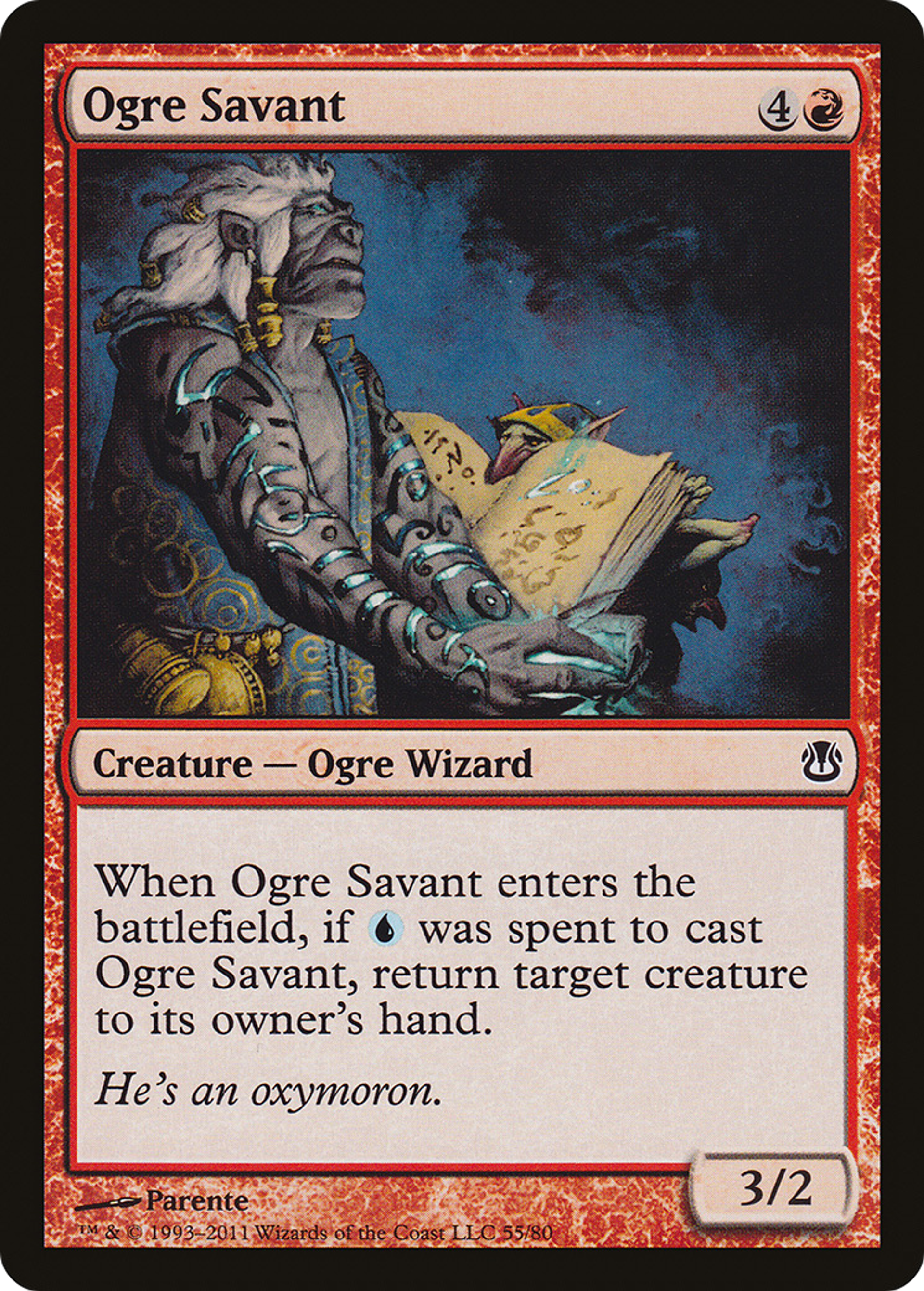 Savant ogre — Duel Decks: Ajani vs. Nicol Bolas — Magic: The Gathering