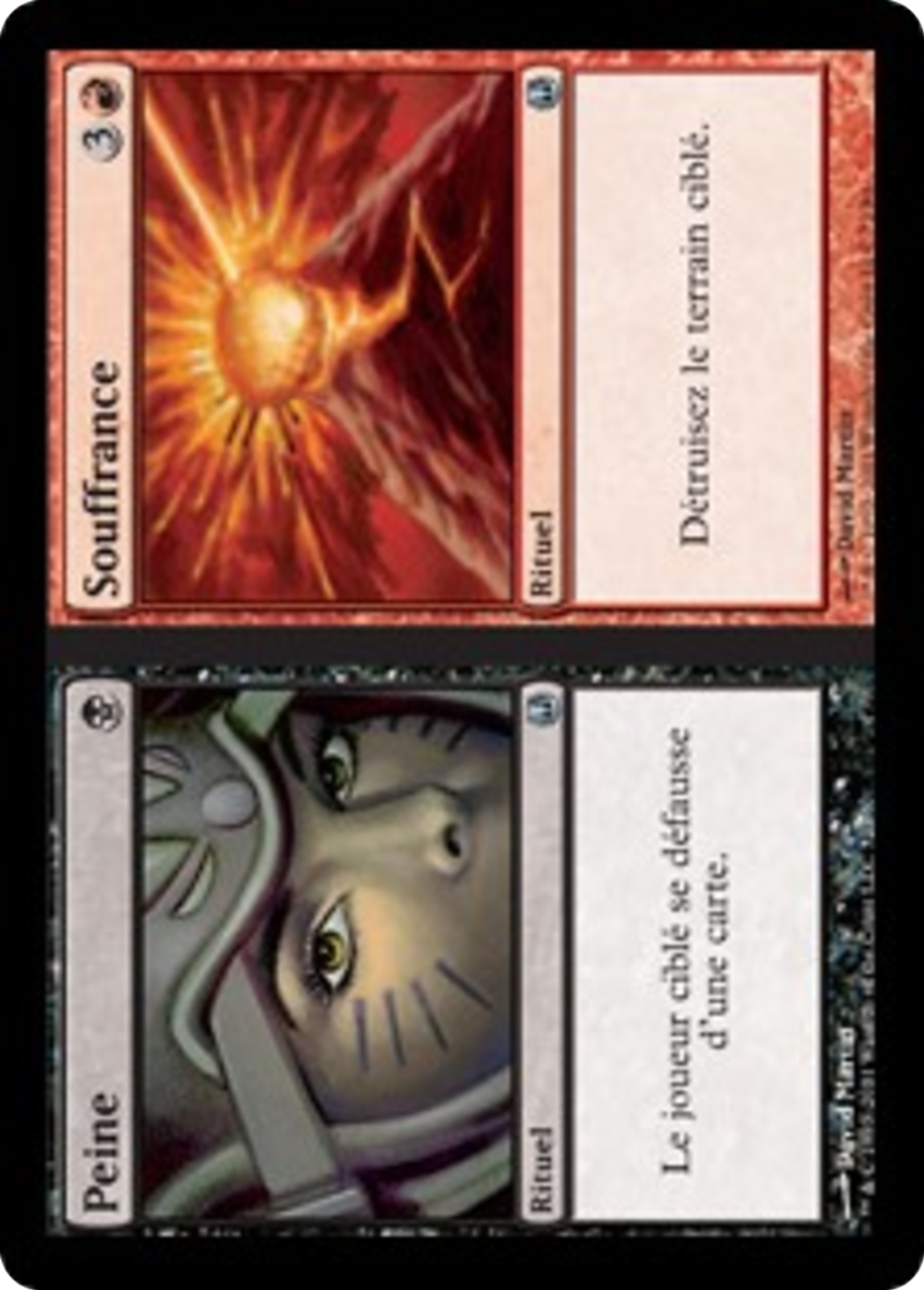 Pain // Suffering — Duel Decks: Ajani vs. Nicol Bolas — Magic: The Gathering