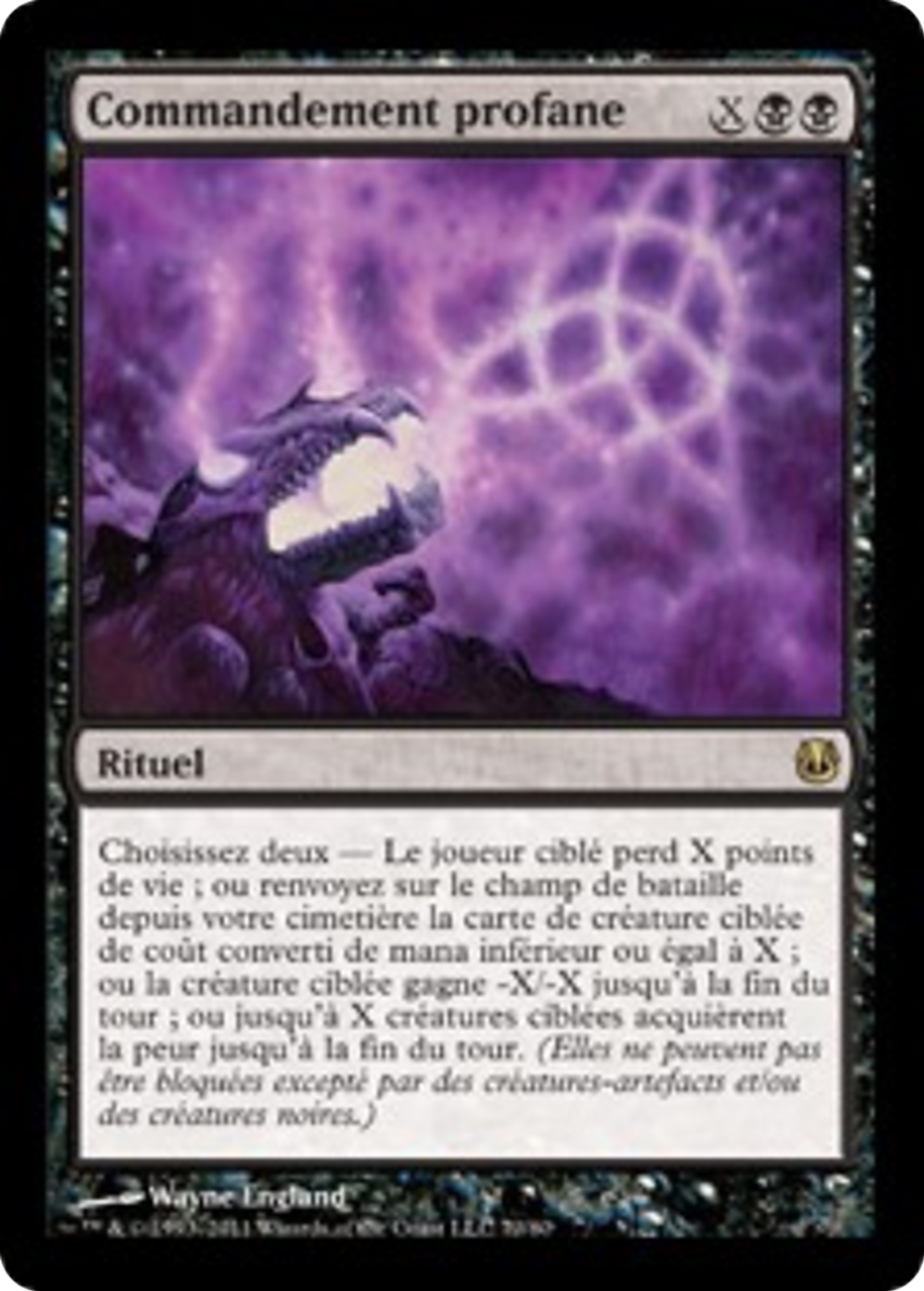 Commandement profane — Duel Decks: Ajani vs. Nicol Bolas — Magic: The Gathering