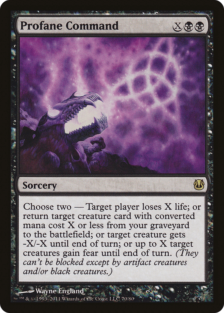 Profane Command — Duel Decks: Ajani vs. Nicol Bolas — Magic: The Gathering