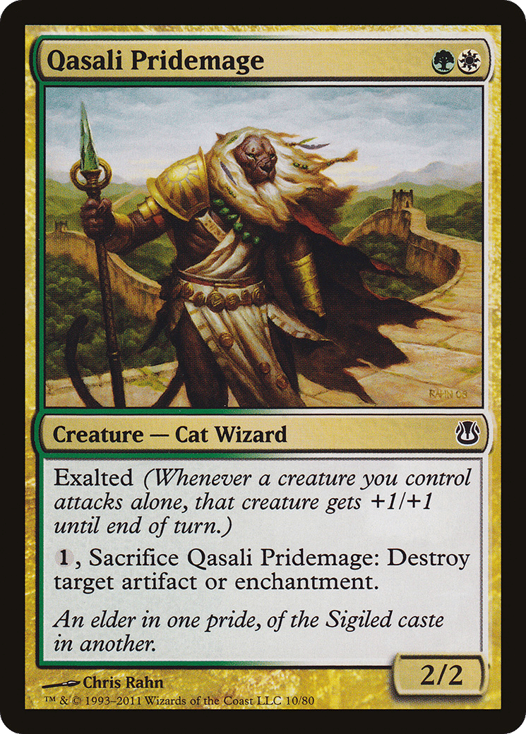 Qasali Pridemage — Duel Decks: Ajani vs. Nicol Bolas — Magic: The Gathering