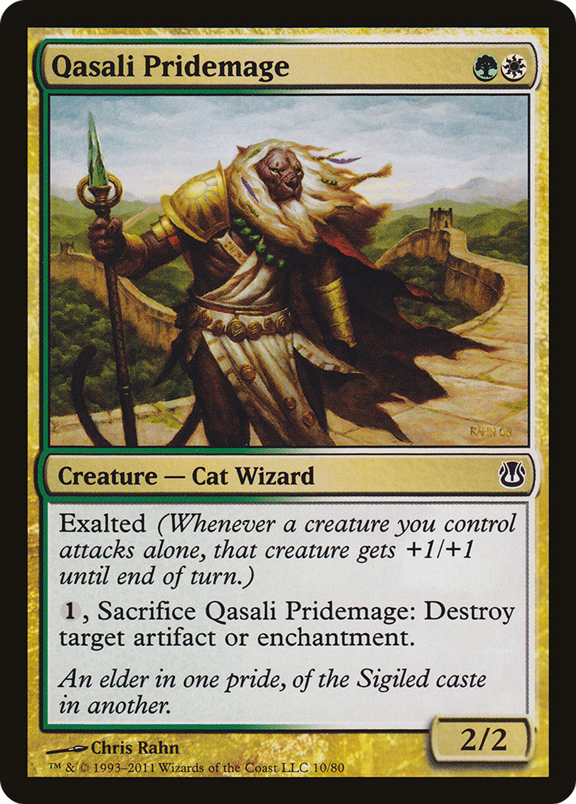 Qasali Pridemage — Duel Decks: Ajani vs. Nicol Bolas — Magic: The Gathering