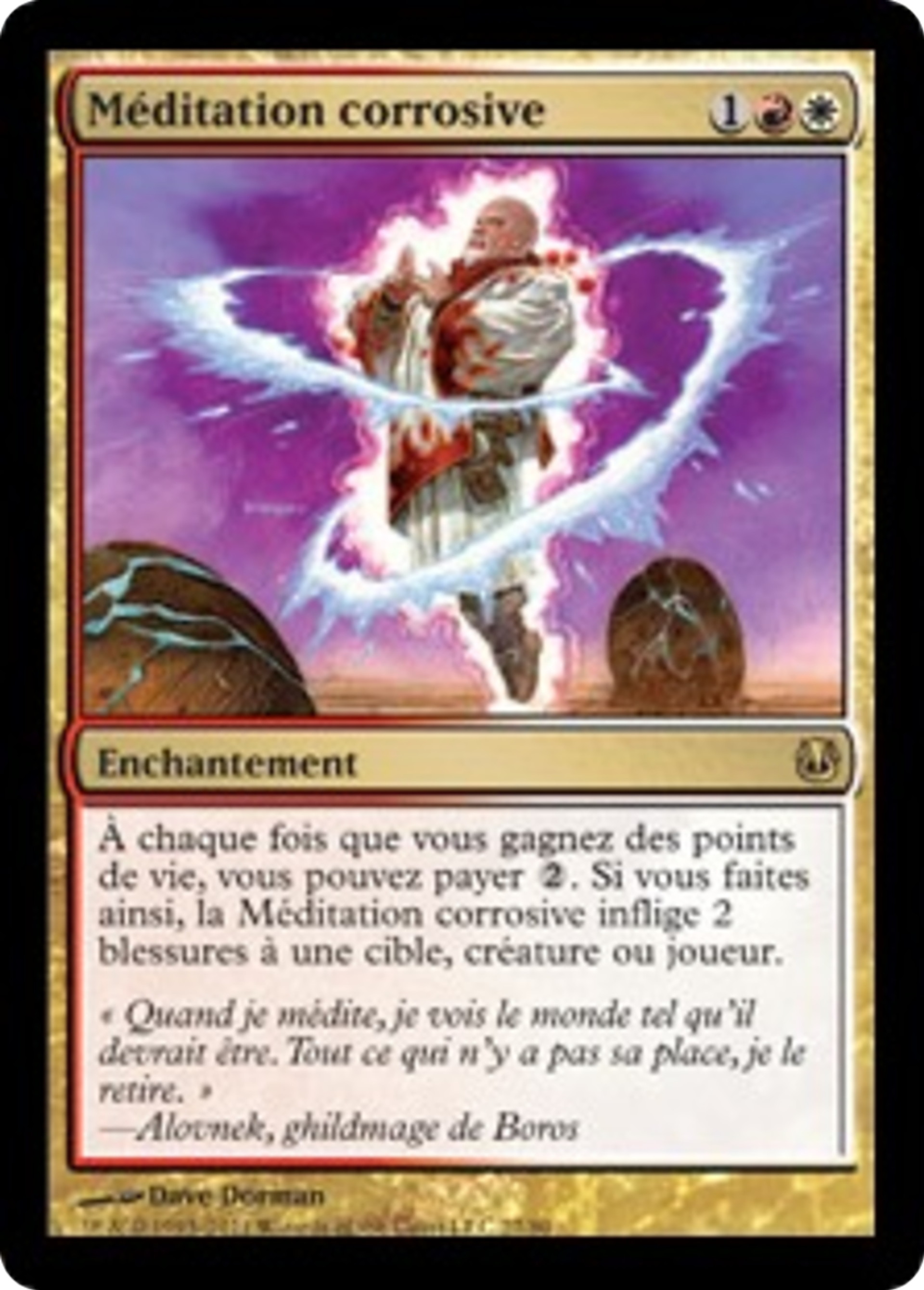 Méditation corrosive — Duel Decks: Ajani vs. Nicol Bolas — Magic: The Gathering