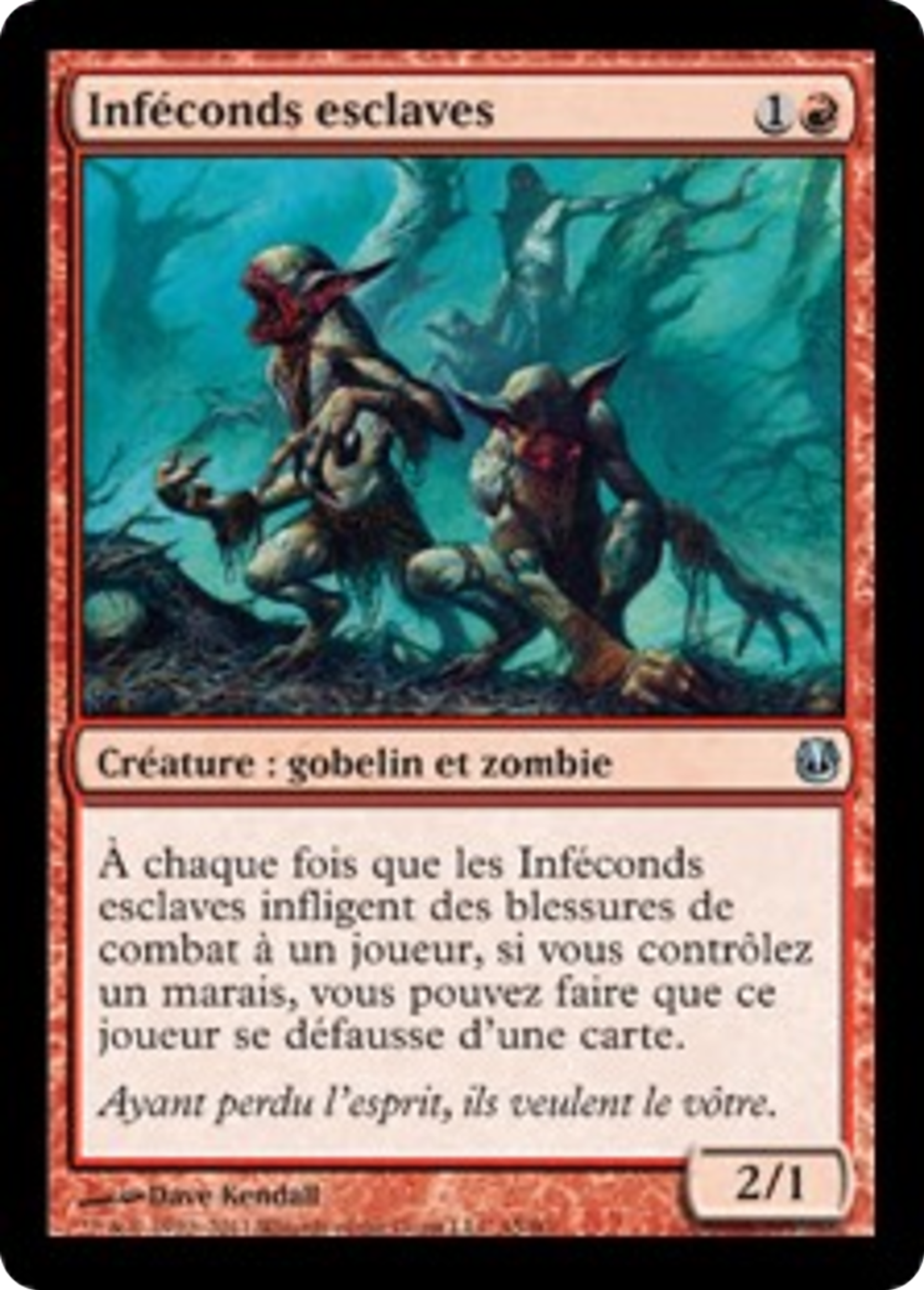 Inféconds esclaves — Duel Decks: Ajani vs. Nicol Bolas — Magic: The Gathering