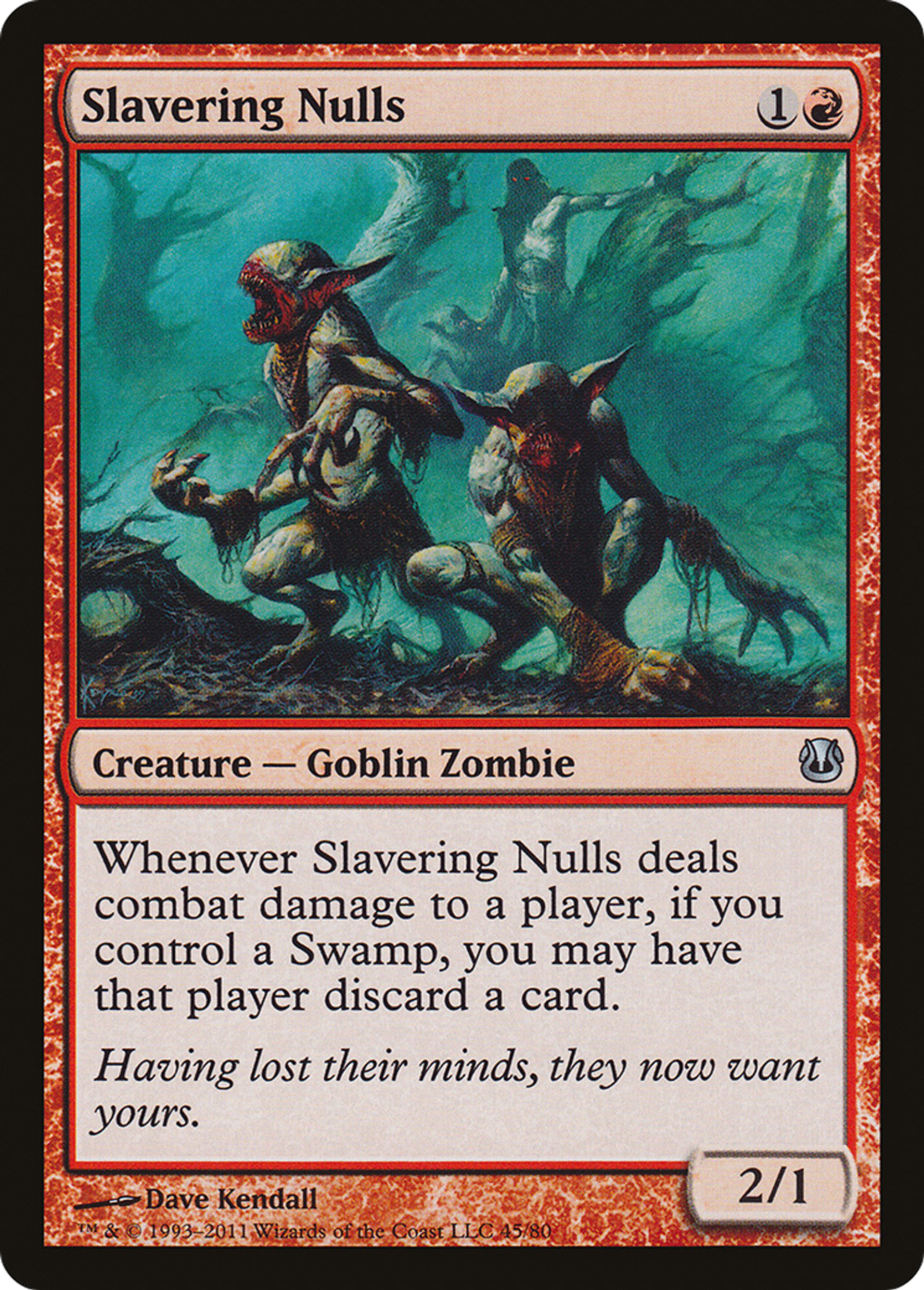 Slavering Nulls — Duel Decks: Ajani vs. Nicol Bolas — Magic: The Gathering