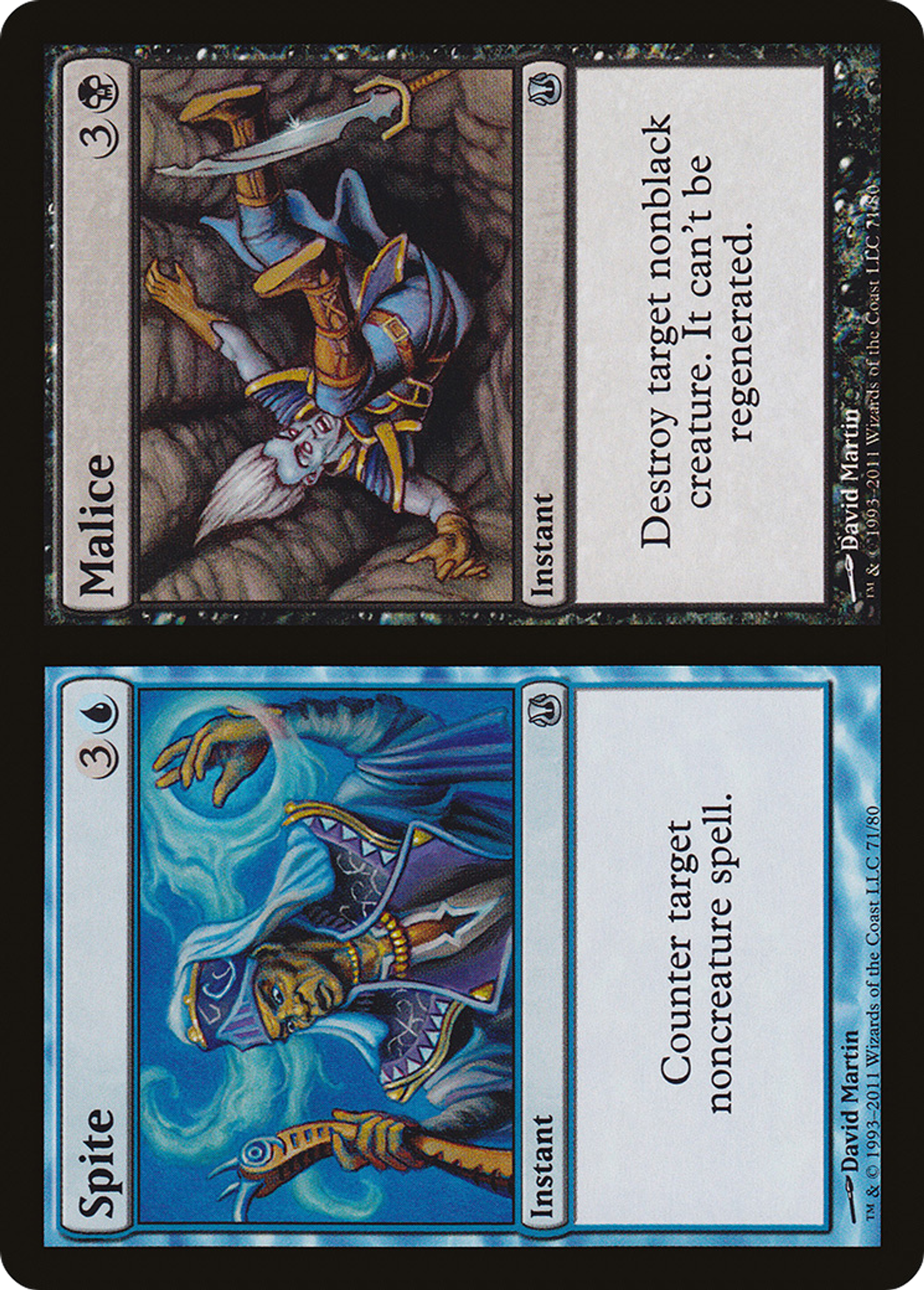 Spite // Malice — Duel Decks: Ajani vs. Nicol Bolas — Magic: The Gathering