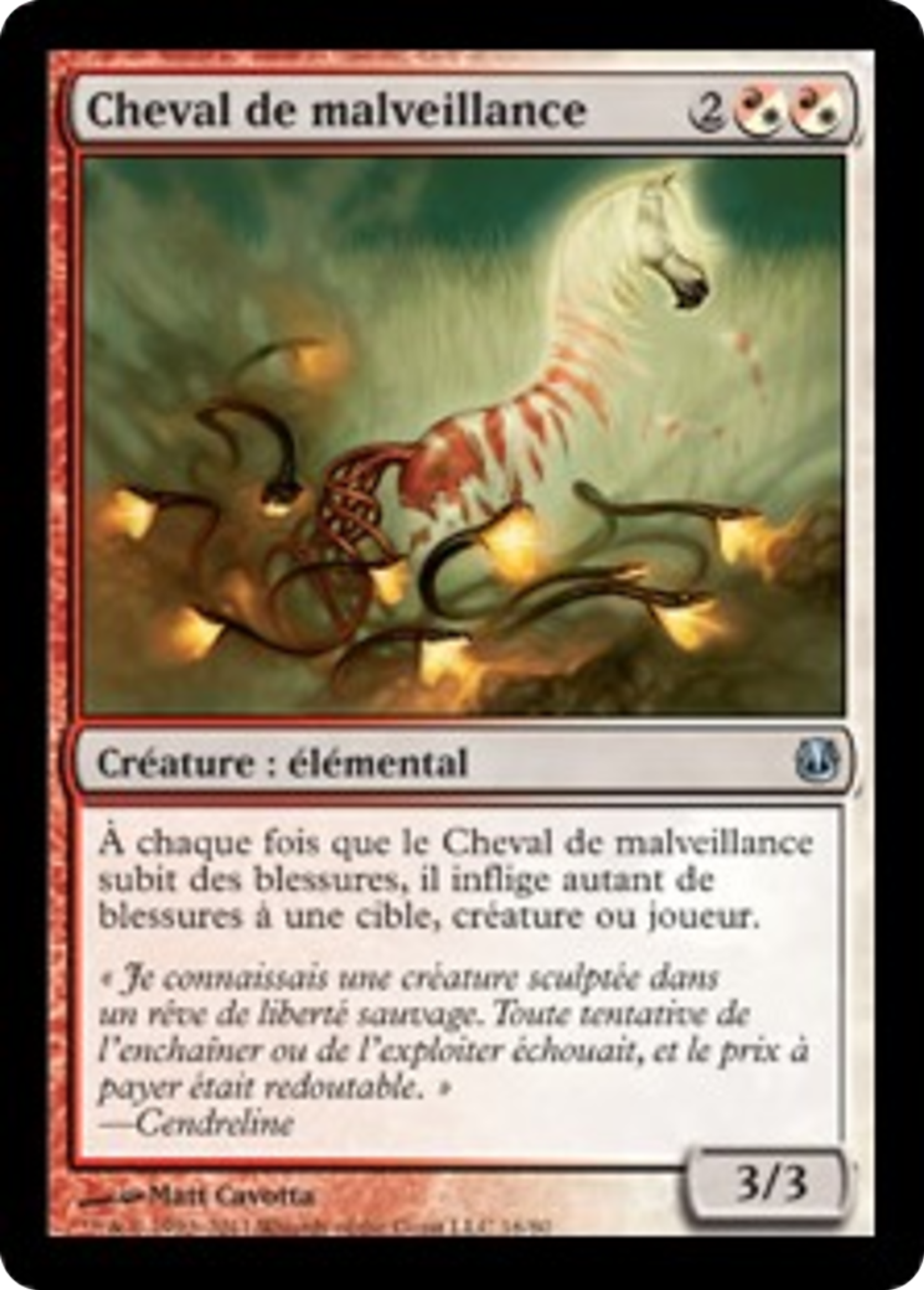 Cheval de malveillance — Duel Decks: Ajani vs. Nicol Bolas — Magic: The Gathering