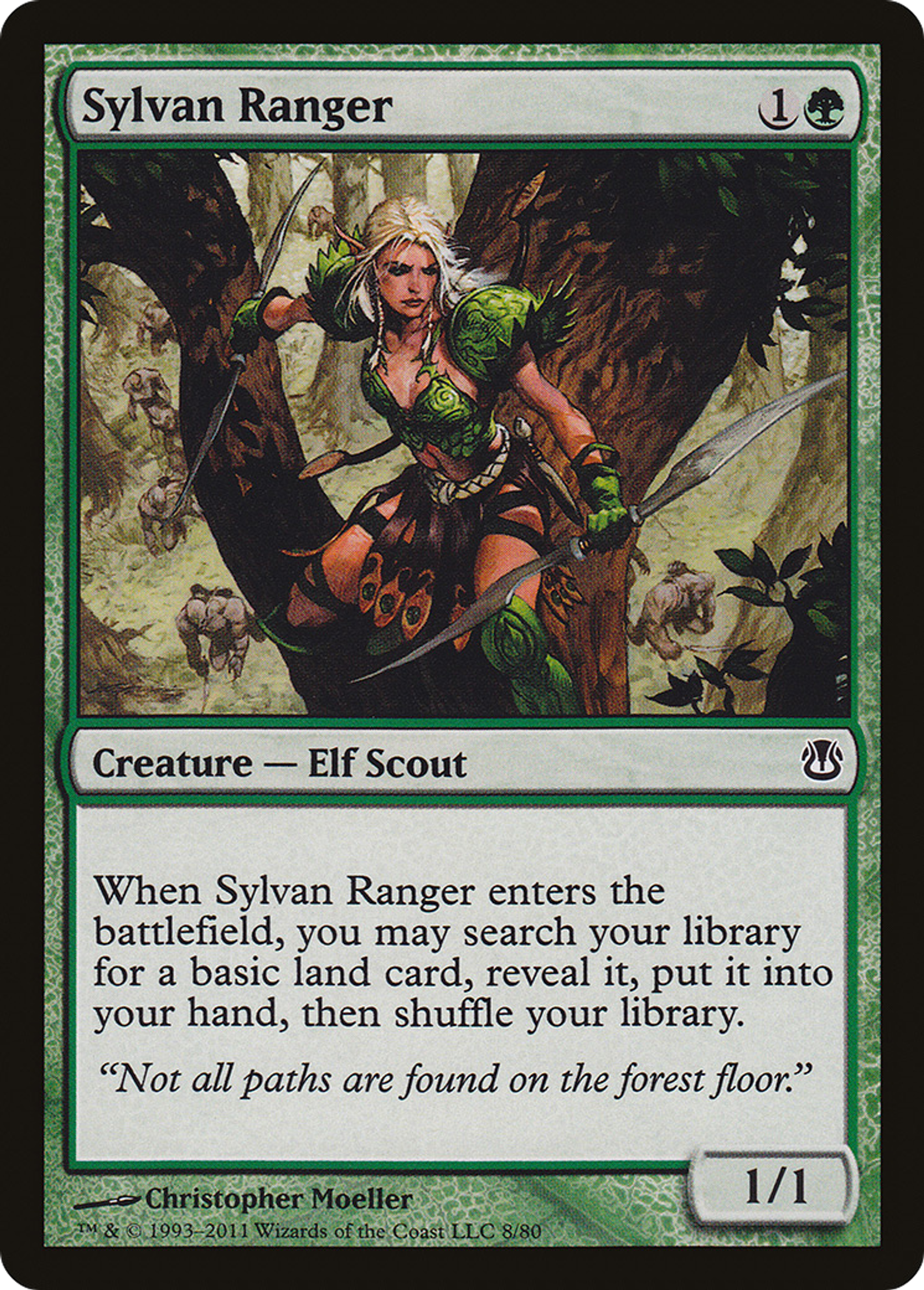 Sylvan Ranger — Duel Decks: Ajani vs. Nicol Bolas — Magic: The Gathering