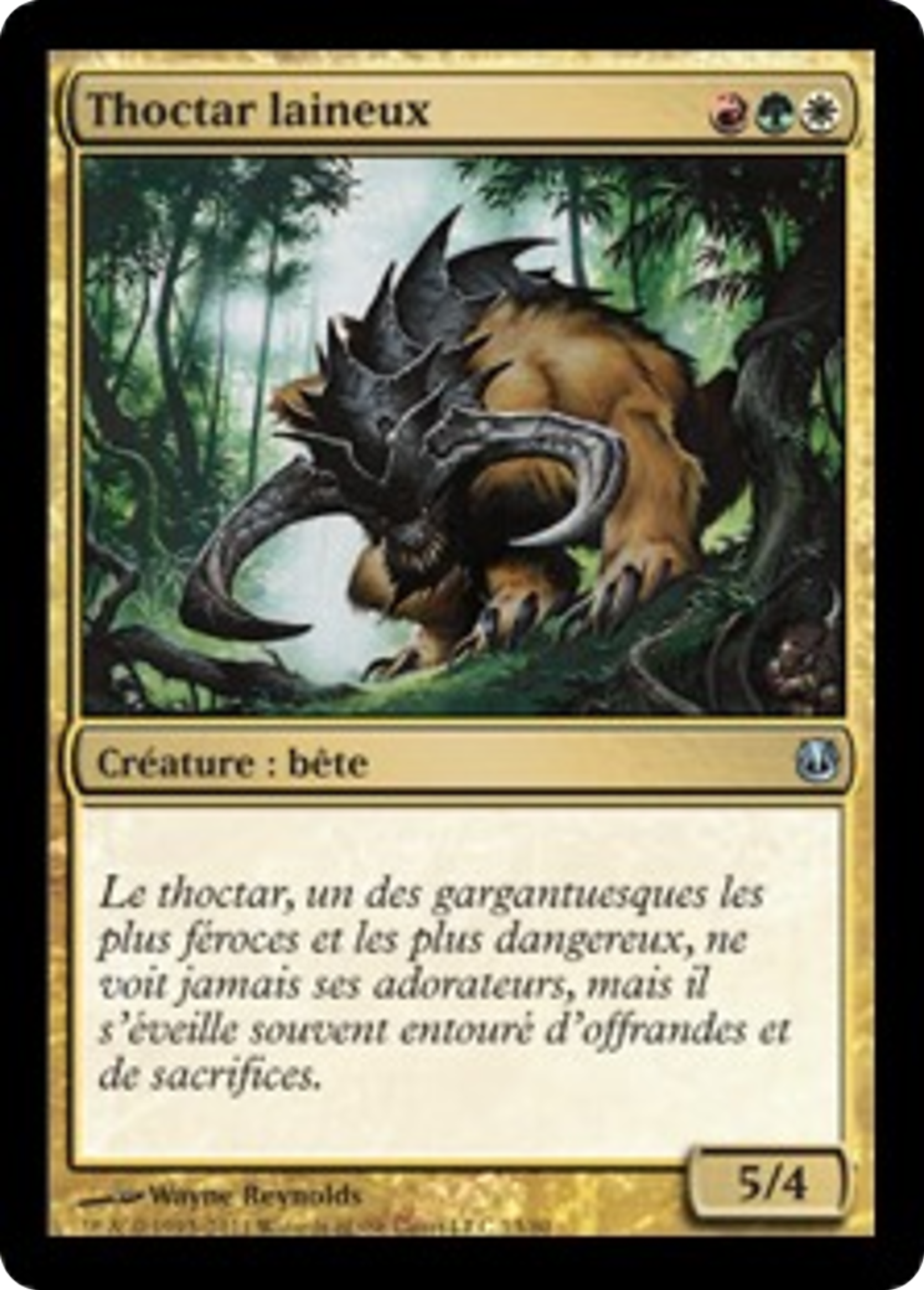 Thoctar laineux — Duel Decks: Ajani vs. Nicol Bolas — Magic: The Gathering