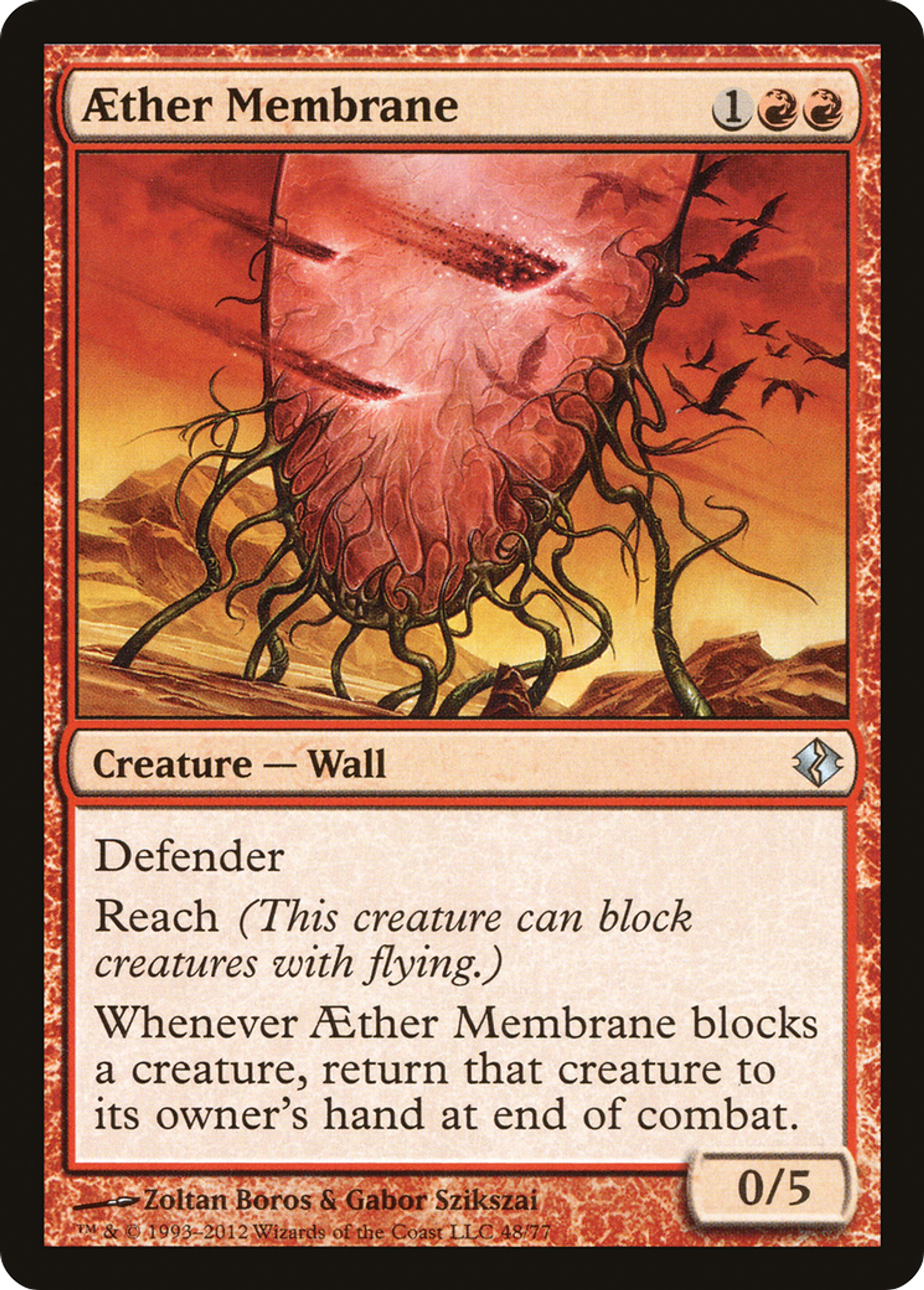 Aether Membrane — Duel Decks: Venser vs. Koth — Magic: The Gathering
