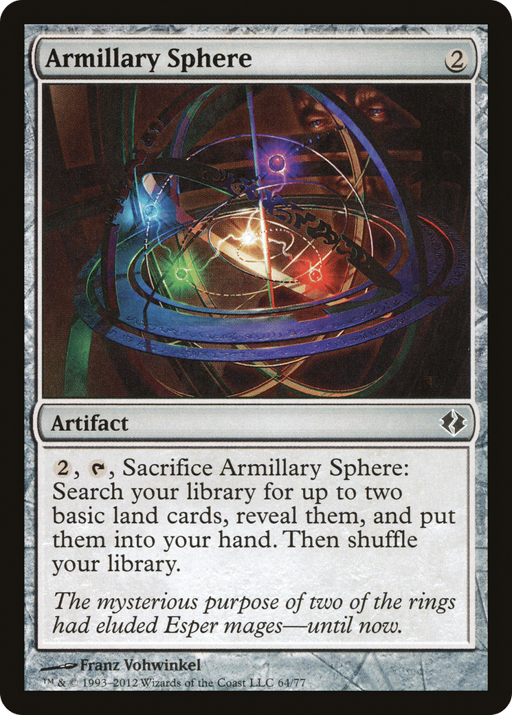 Armillary Sphere — Duel Decks: Venser vs. Koth — Magic: The Gathering