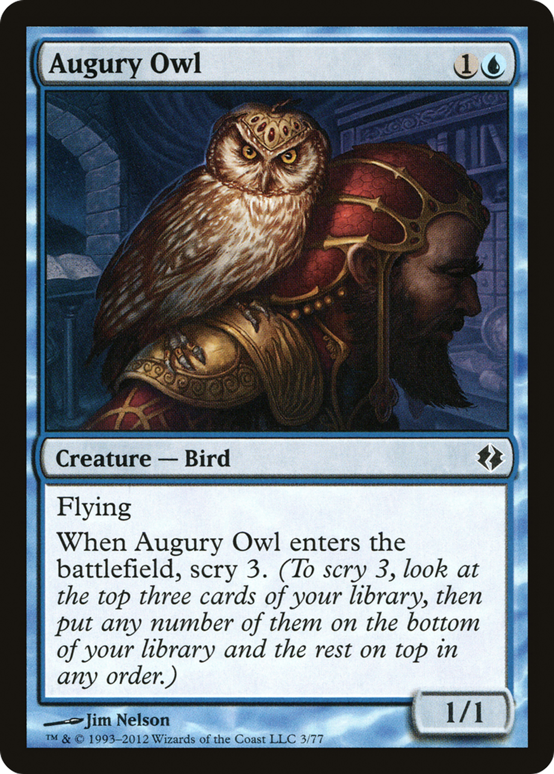 Augury Owl — Duel Decks: Venser vs. Koth — Magic: The Gathering