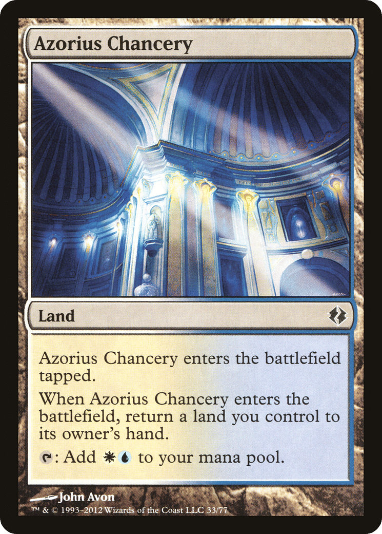 Azorius Chancery — Duel Decks: Venser vs. Koth — Magic: The Gathering