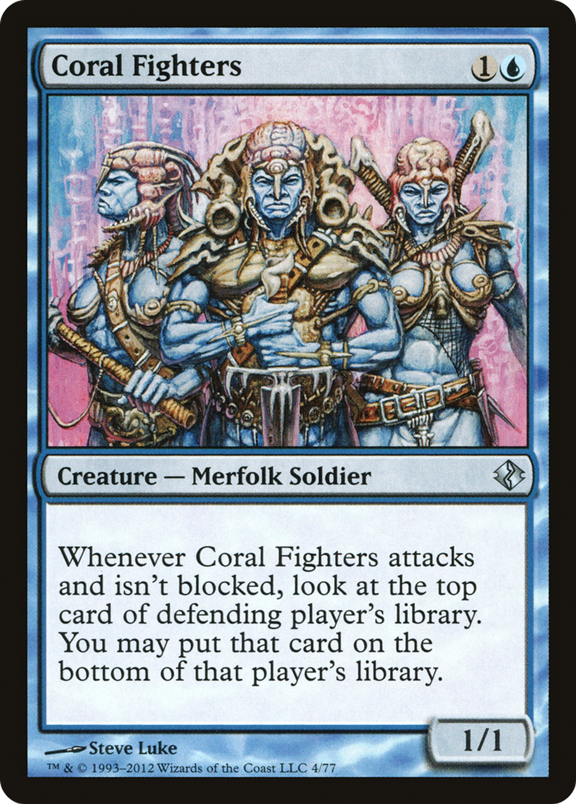 Coral Fighters — Duel Decks: Venser vs. Koth — Magic: The Gathering