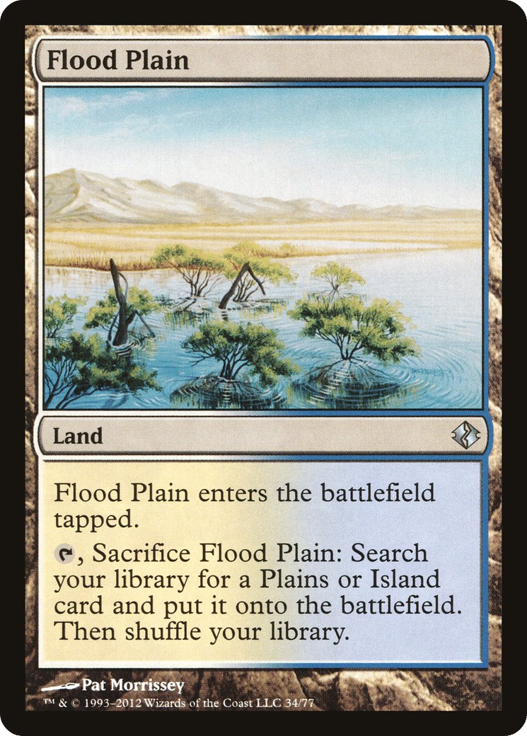 Flood Plain — Duel Decks: Venser vs. Koth — Magic: The Gathering