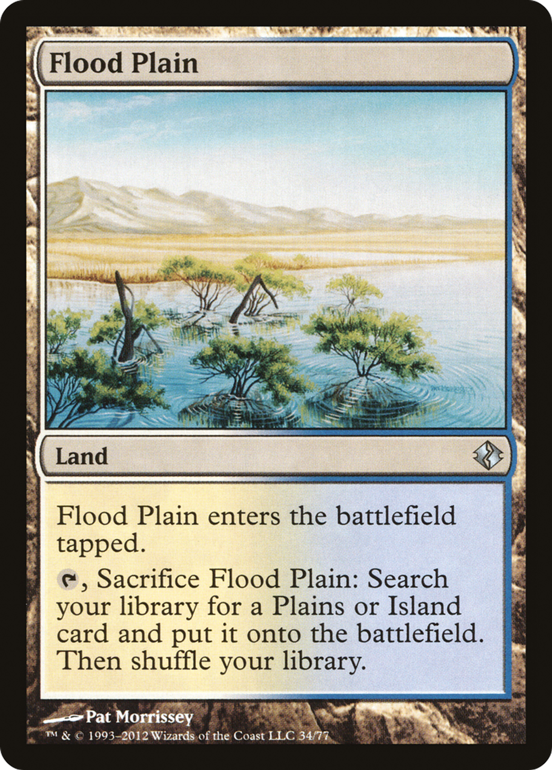 Flood Plain — Duel Decks: Venser vs. Koth — Magic: The Gathering