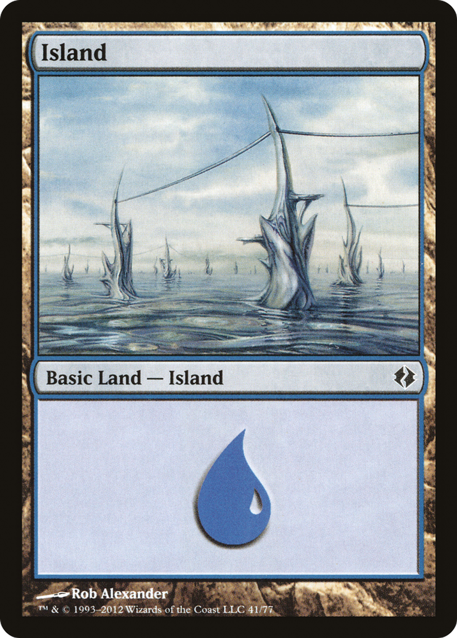 Island — Duel Decks: Venser vs. Koth — Magic: The Gathering