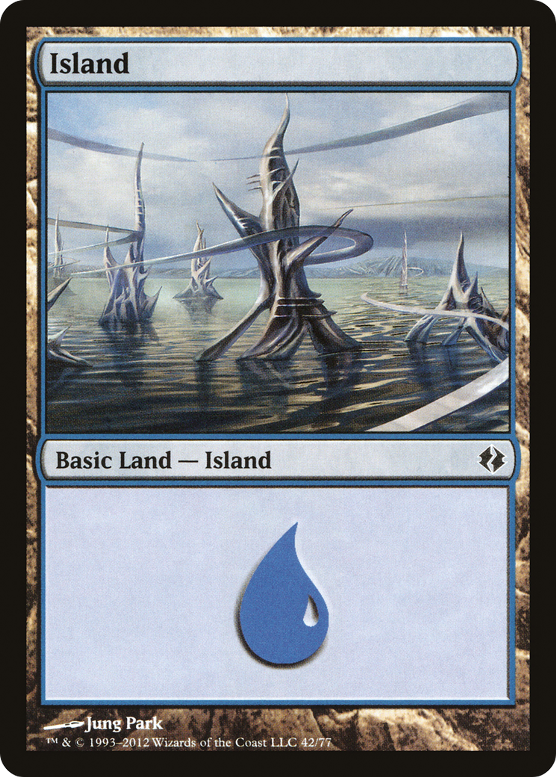 Island — Duel Decks: Venser vs. Koth — Magic: The Gathering