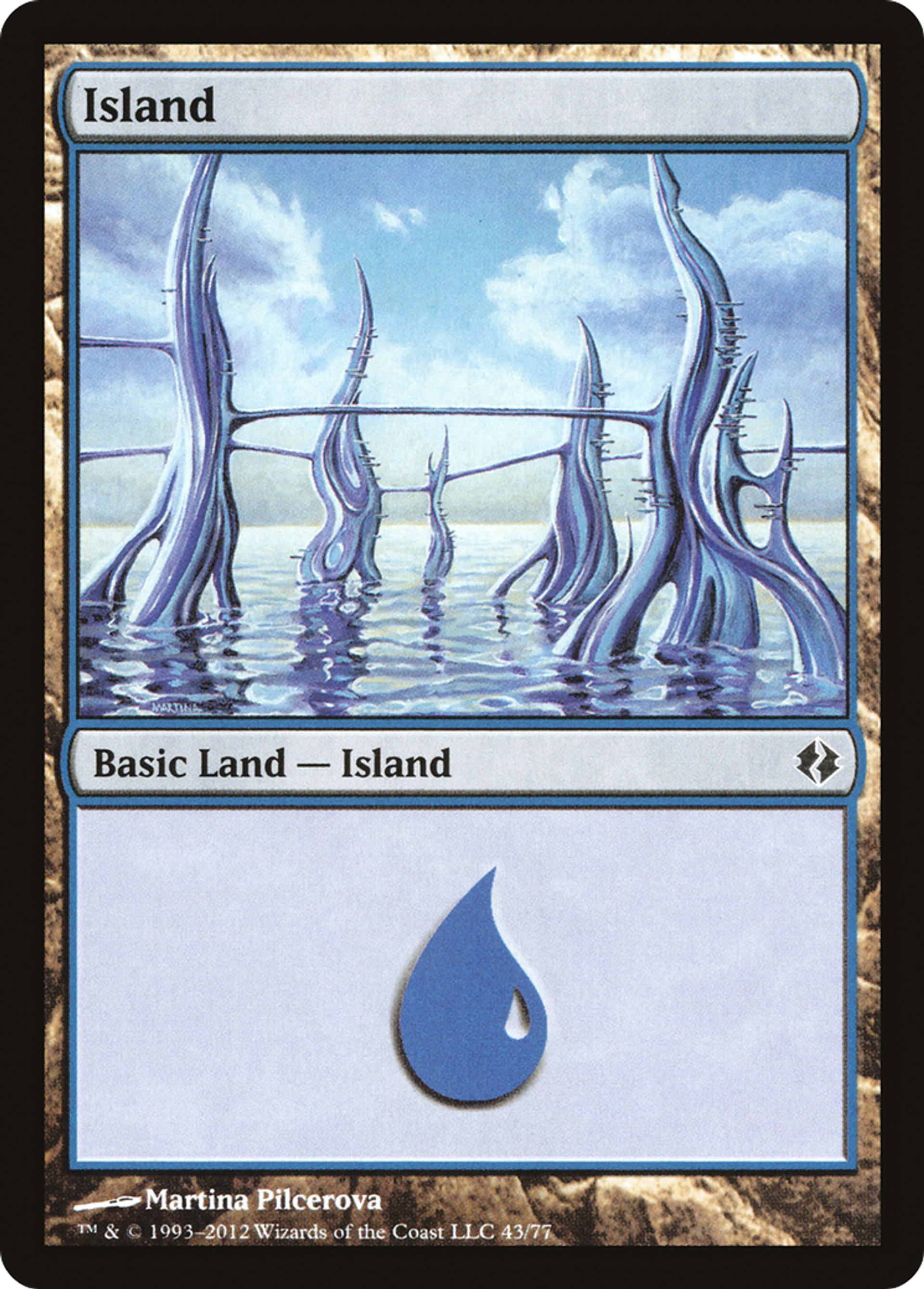 Island — Duel Decks: Venser vs. Koth — Magic: The Gathering