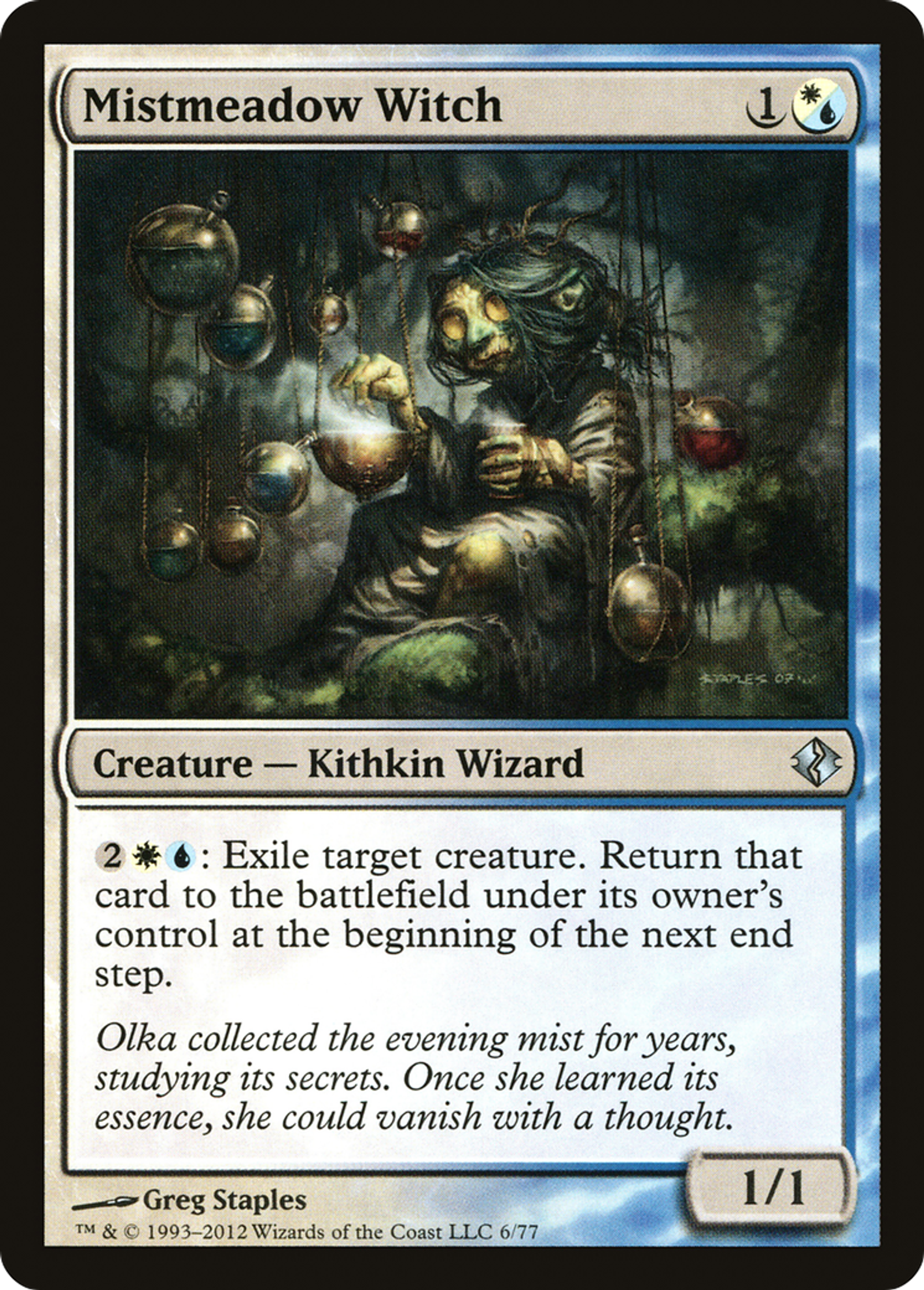Mistmeadow Witch — Duel Decks: Venser vs. Koth — Magic: The Gathering