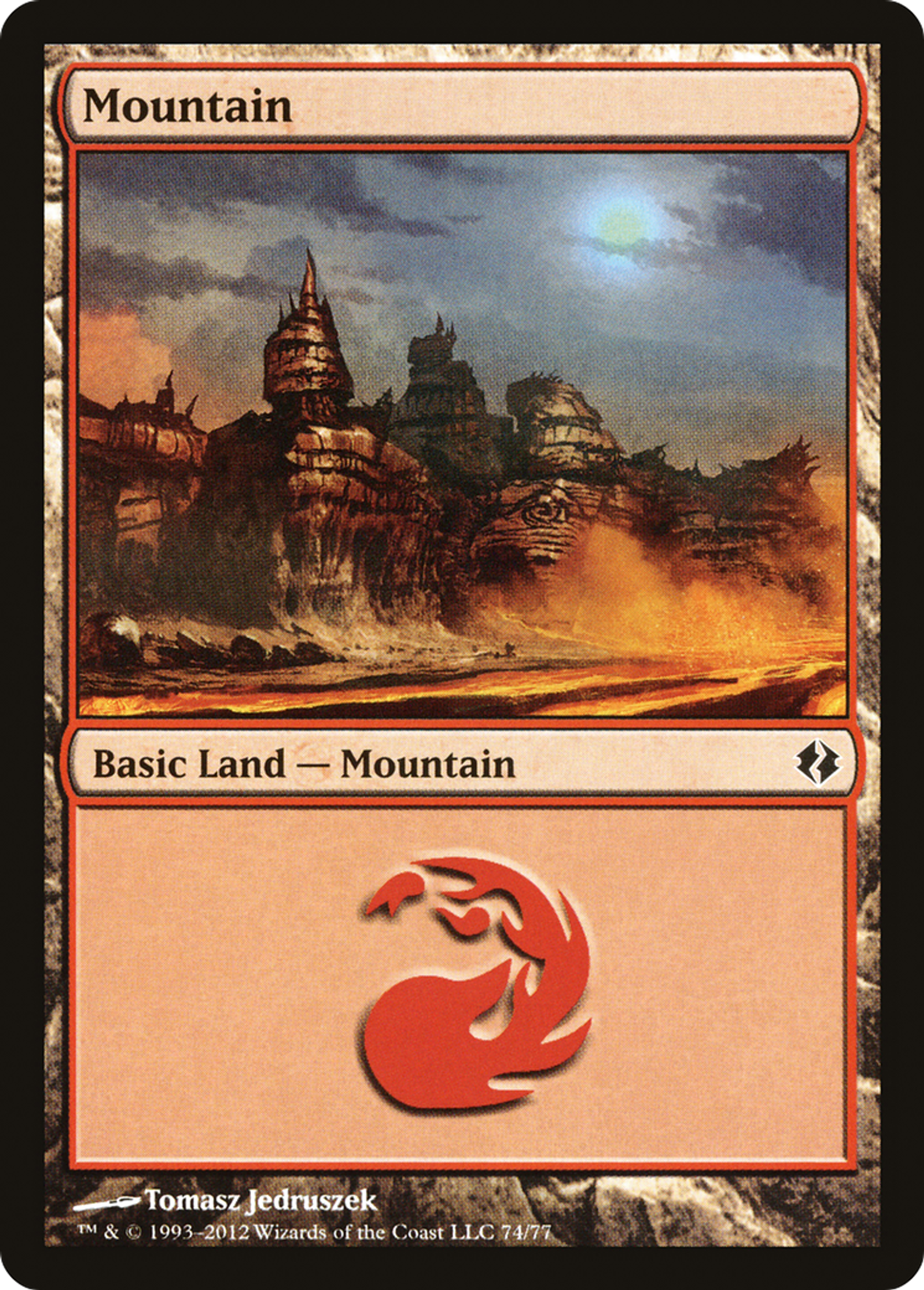 Mountain — Duel Decks: Venser vs. Koth — Magic: The Gathering