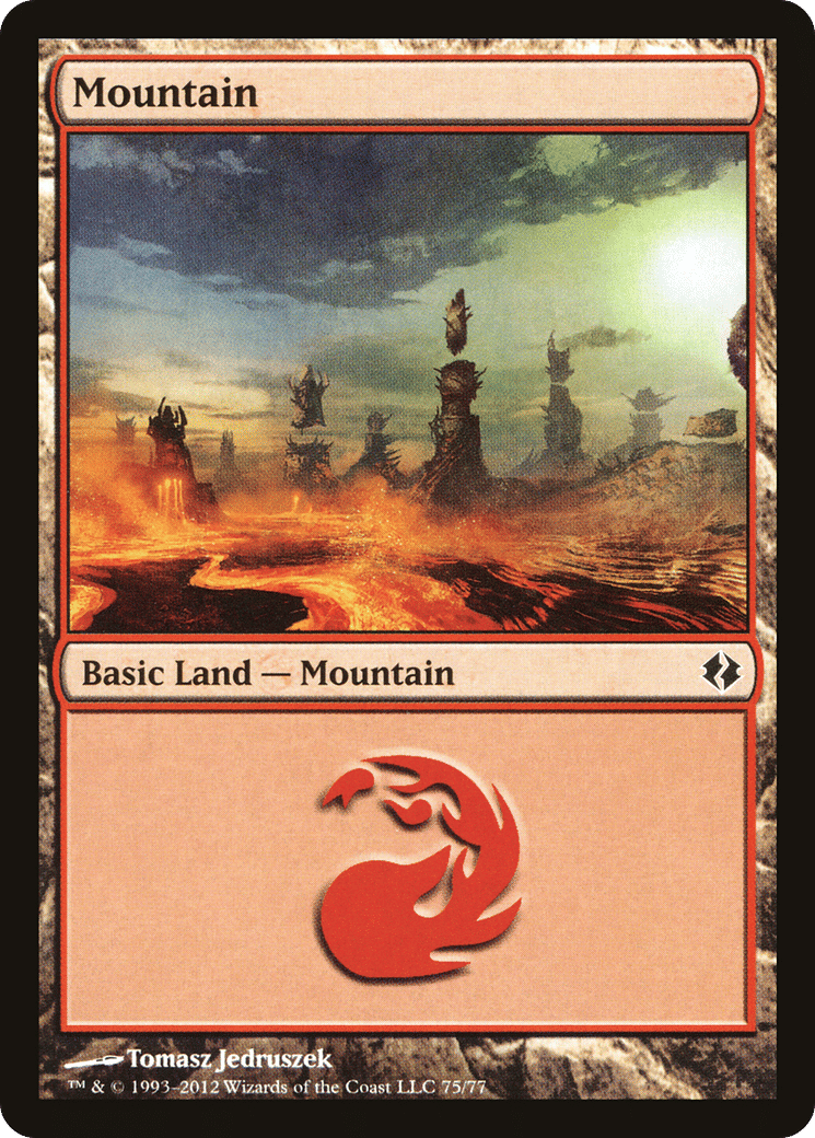 Mountain — Duel Decks: Venser vs. Koth — Magic: The Gathering