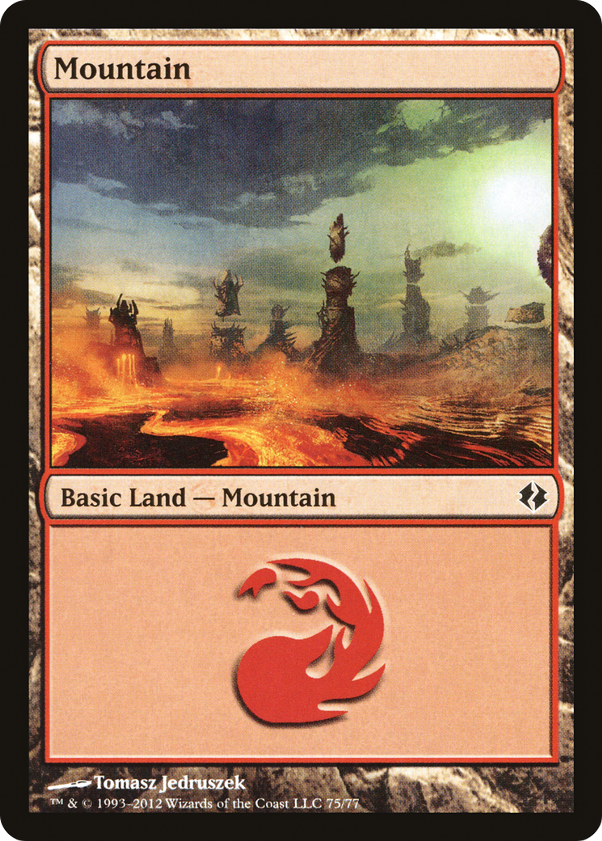 Mountain — Duel Decks: Venser vs. Koth — Magic: The Gathering