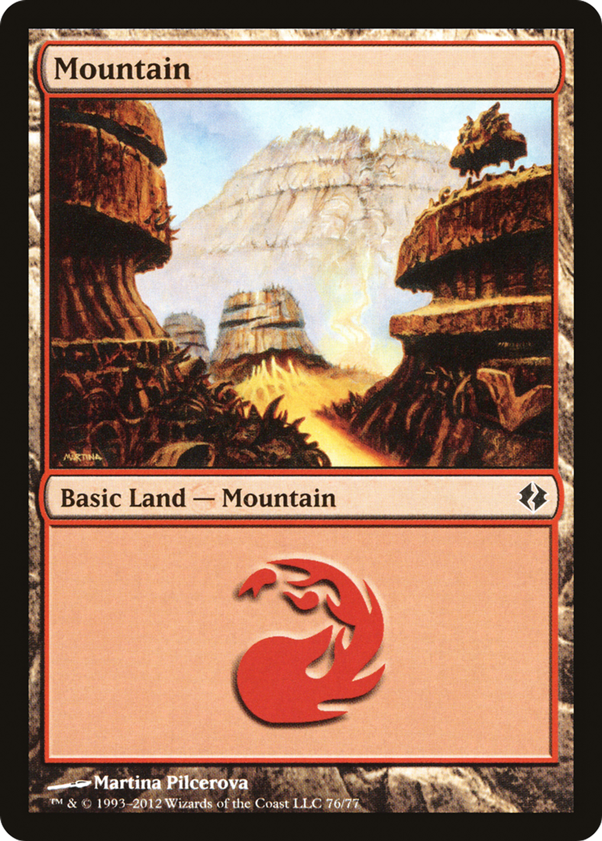 Mountain — Duel Decks: Venser vs. Koth — Magic: The Gathering