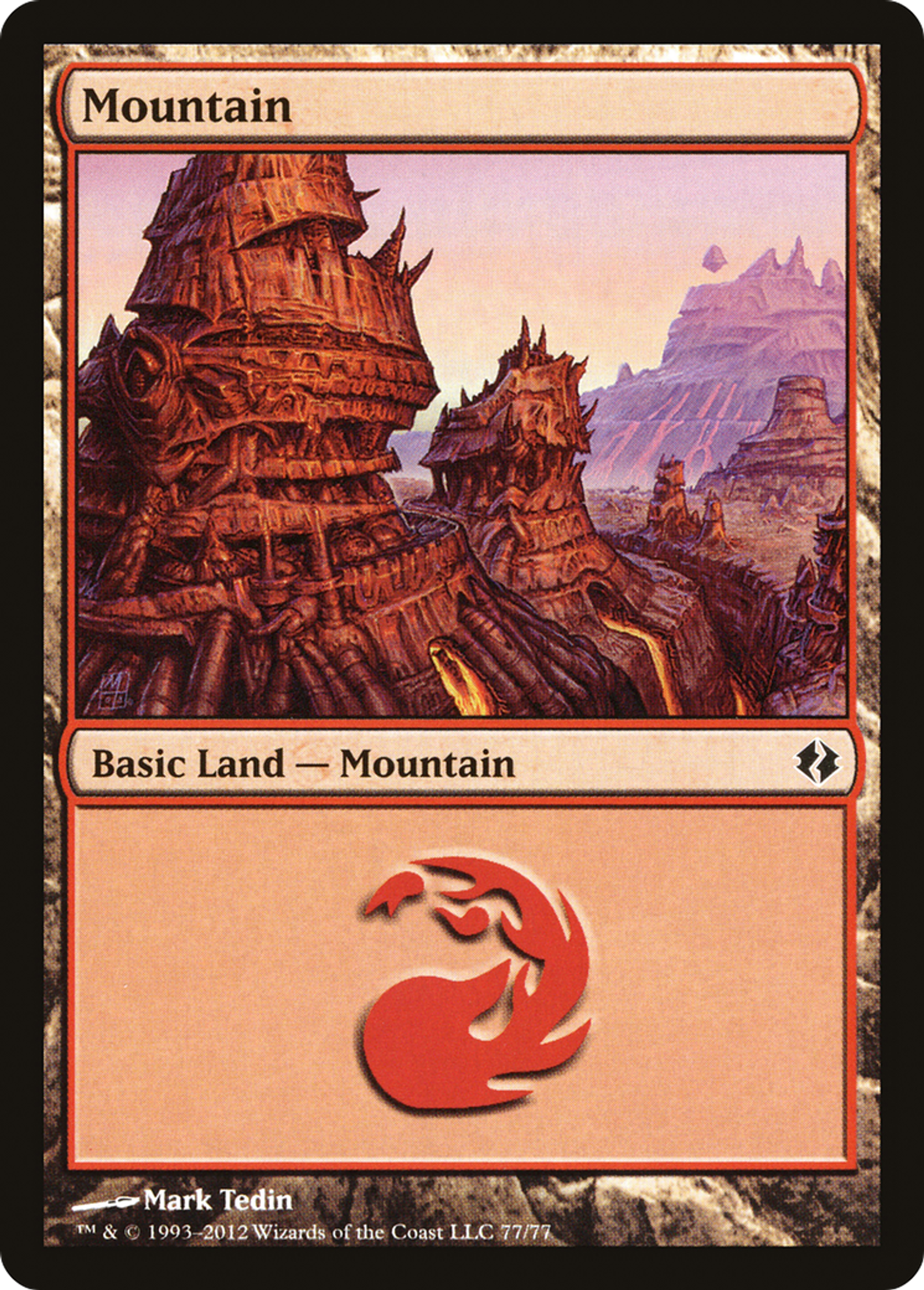 Mountain — Duel Decks: Venser vs. Koth — Magic: The Gathering
