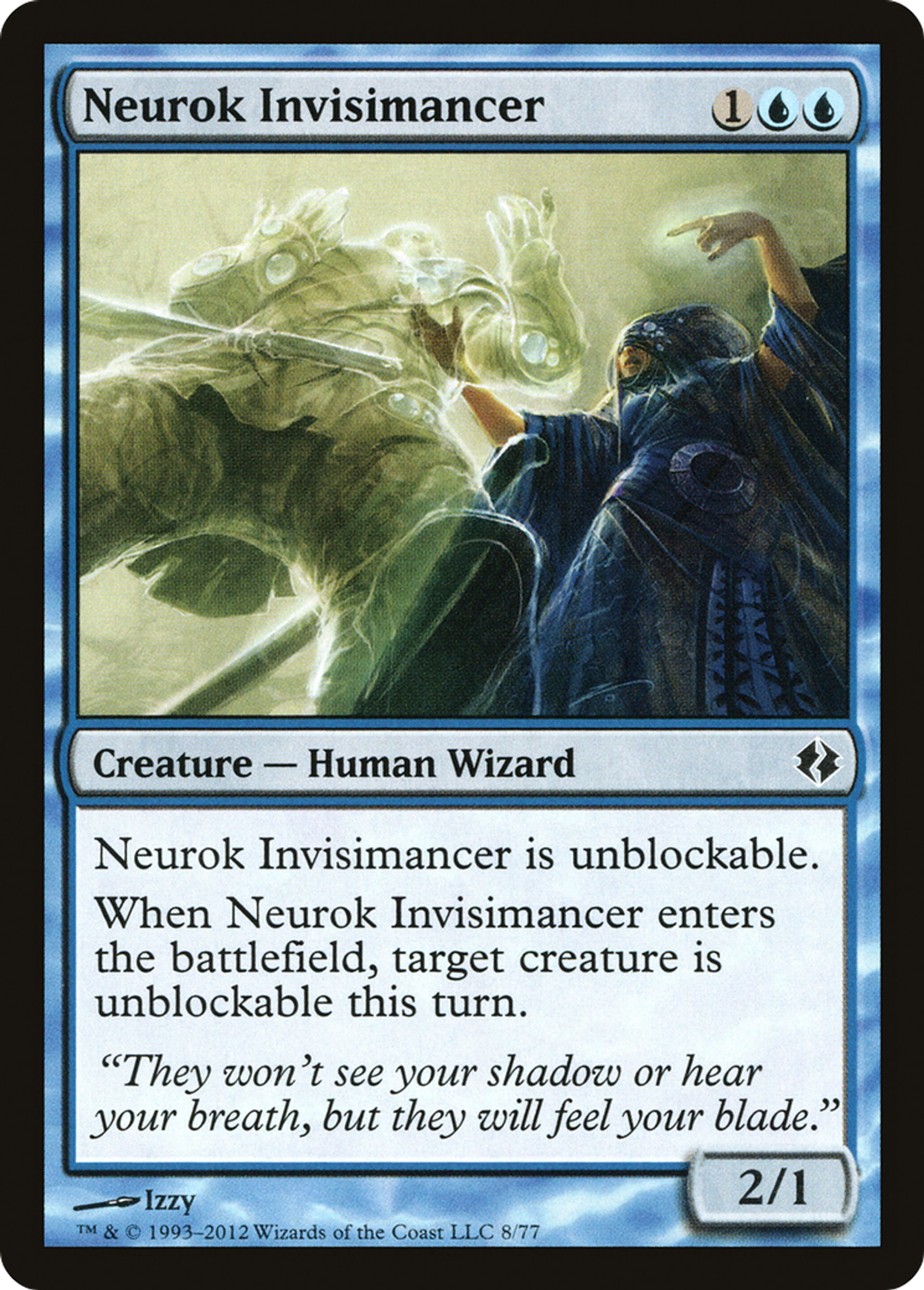 Neurok Invisimancer — Duel Decks: Venser vs. Koth — Magic: The Gathering