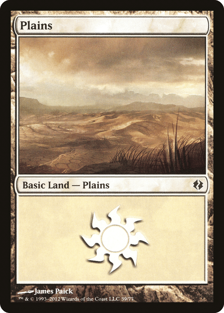 Plains — Duel Decks: Venser vs. Koth — Magic: The Gathering