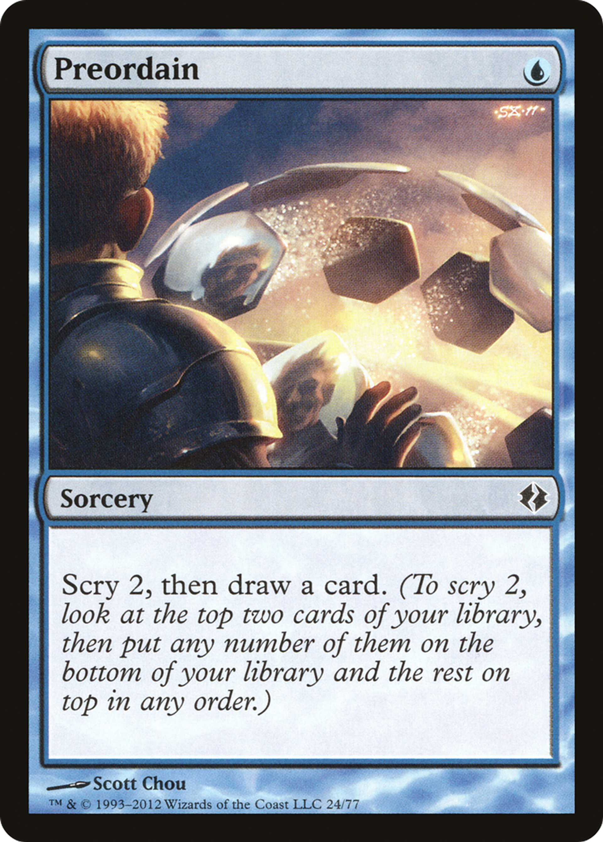 Preordain — Duel Decks: Venser vs. Koth — Magic: The Gathering