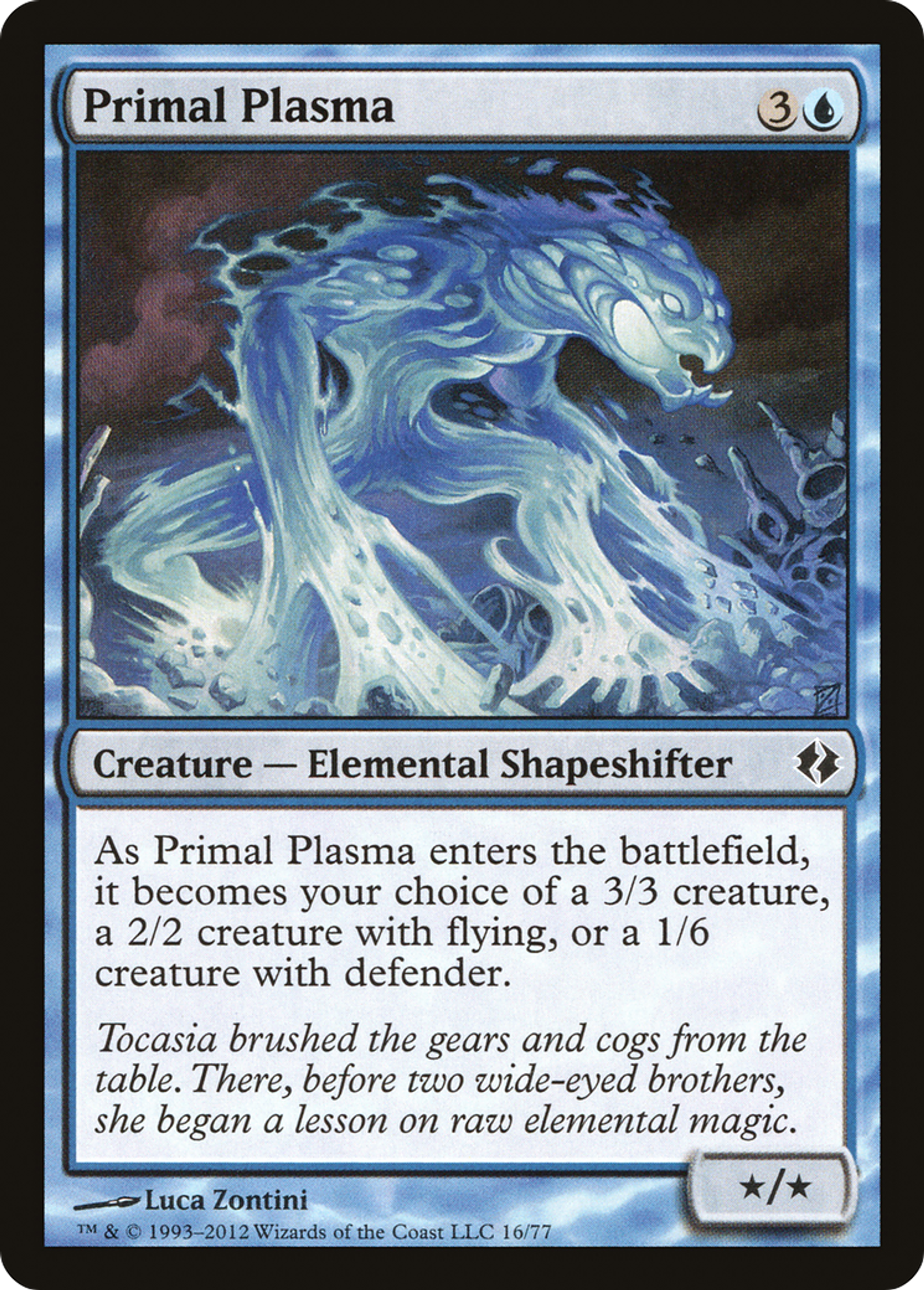 Primal Plasma — Duel Decks: Venser vs. Koth — Magic: The Gathering