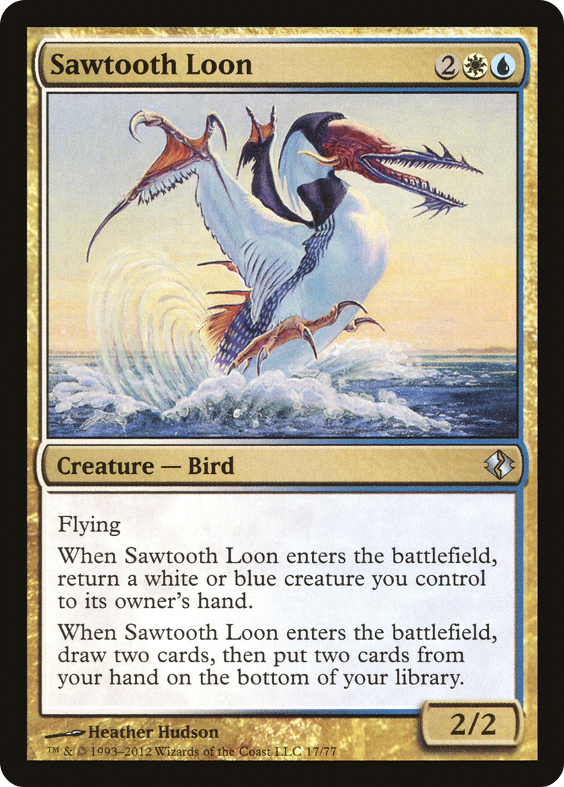 Sawtooth Loon — Duel Decks: Venser vs. Koth — Magic: The Gathering