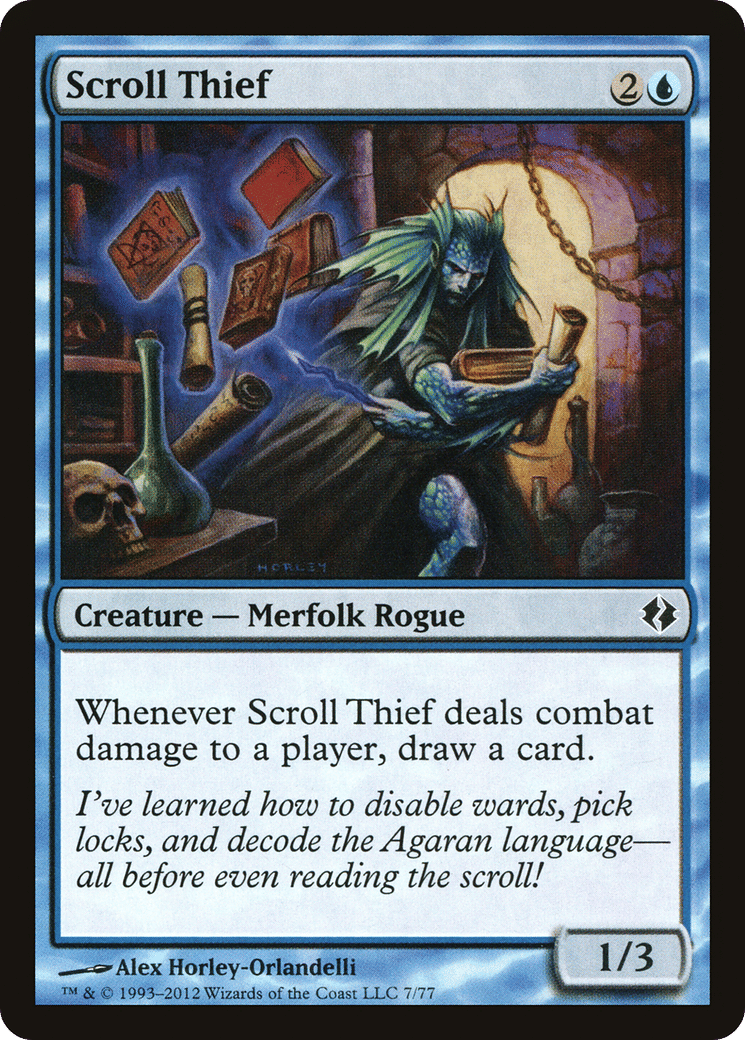Scroll Thief — Duel Decks: Venser vs. Koth — Magic: The Gathering