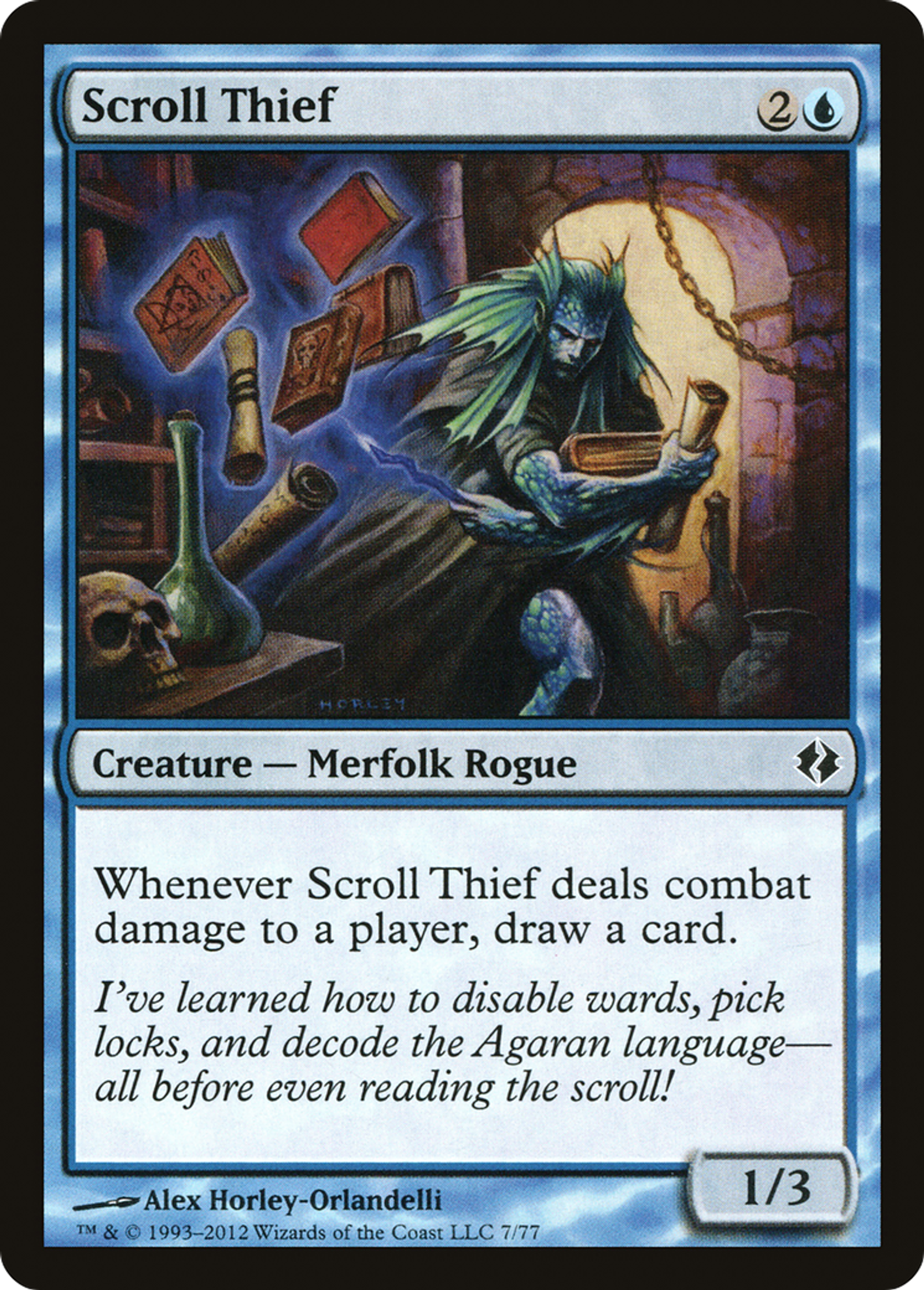 Scroll Thief — Duel Decks: Venser vs. Koth — Magic: The Gathering