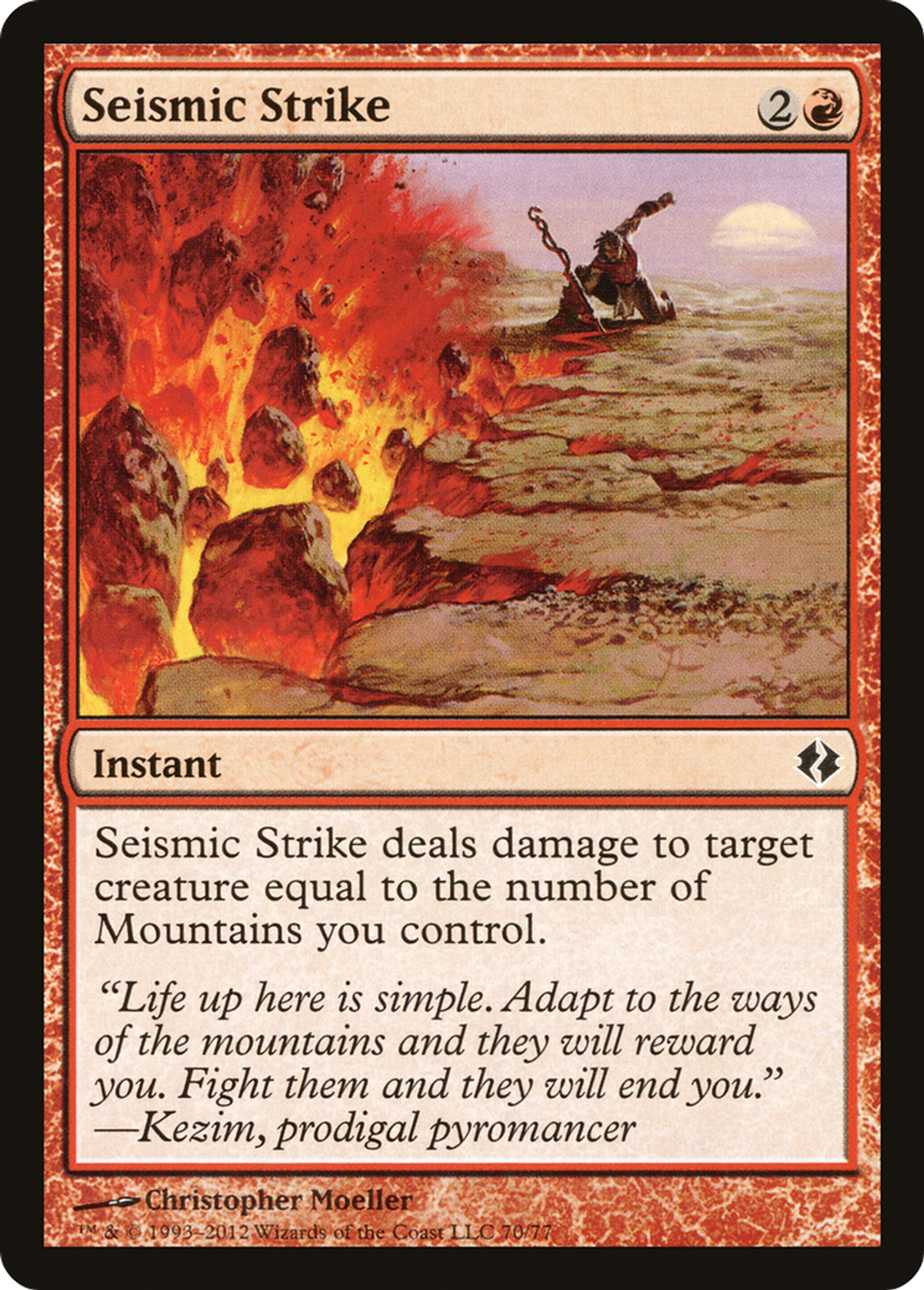 Seismic Strike — Duel Decks: Venser vs. Koth — Magic: The Gathering