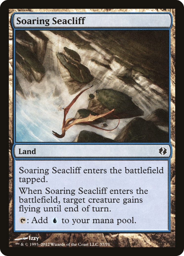 Soaring Seacliff — Duel Decks: Venser vs. Koth — Magic: The Gathering