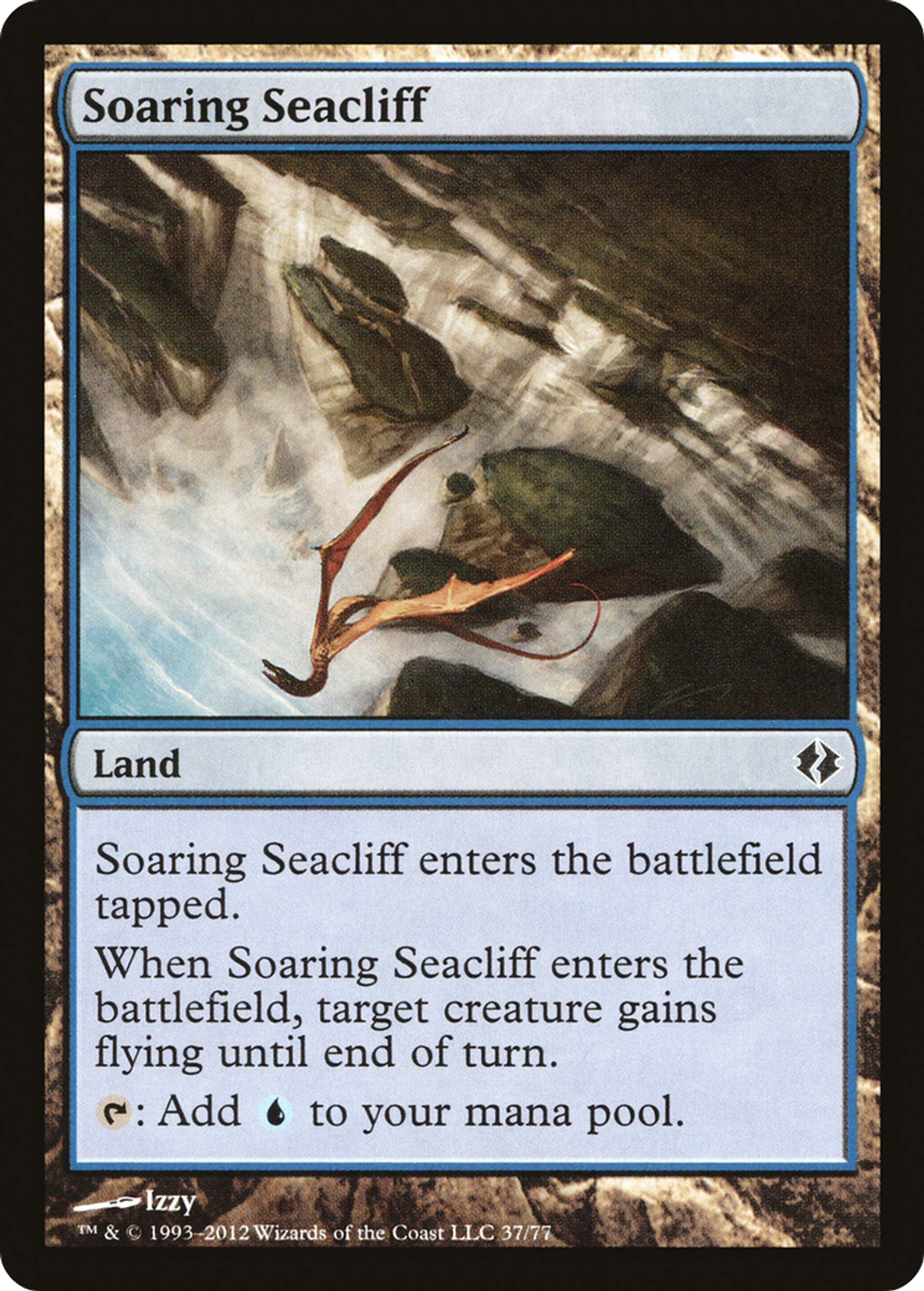 Soaring Seacliff — Duel Decks: Venser vs. Koth — Magic: The Gathering