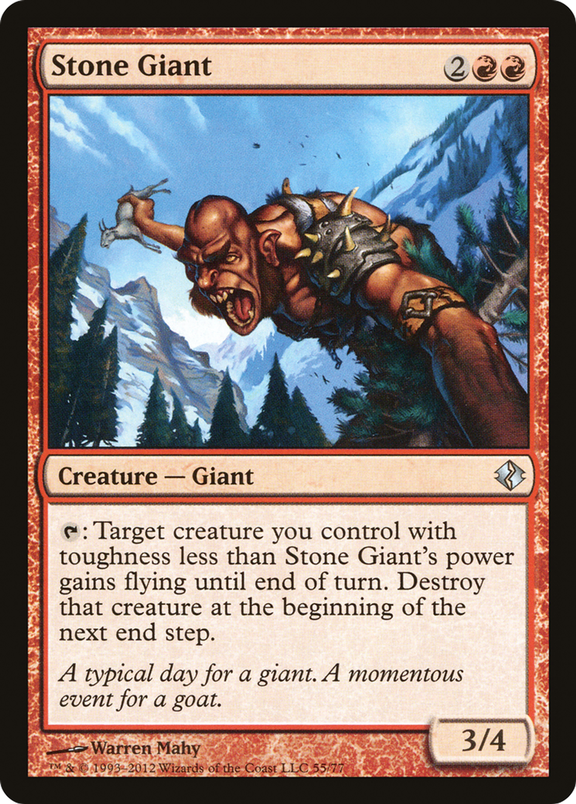 Stone Giant — Duel Decks: Venser vs. Koth — Magic: The Gathering