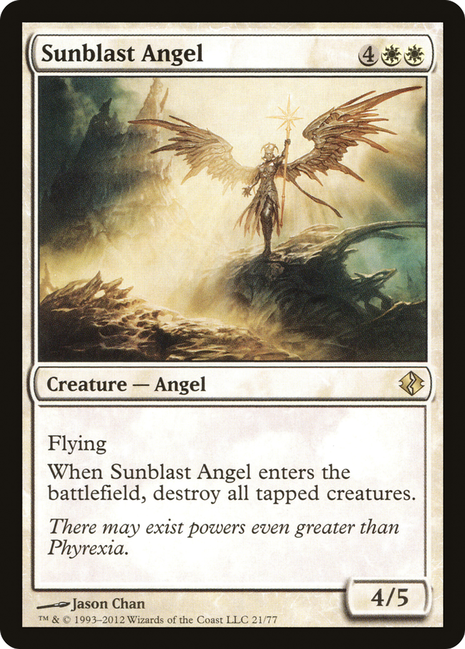Sunblast Angel — Duel Decks: Venser vs. Koth — Magic: The Gathering