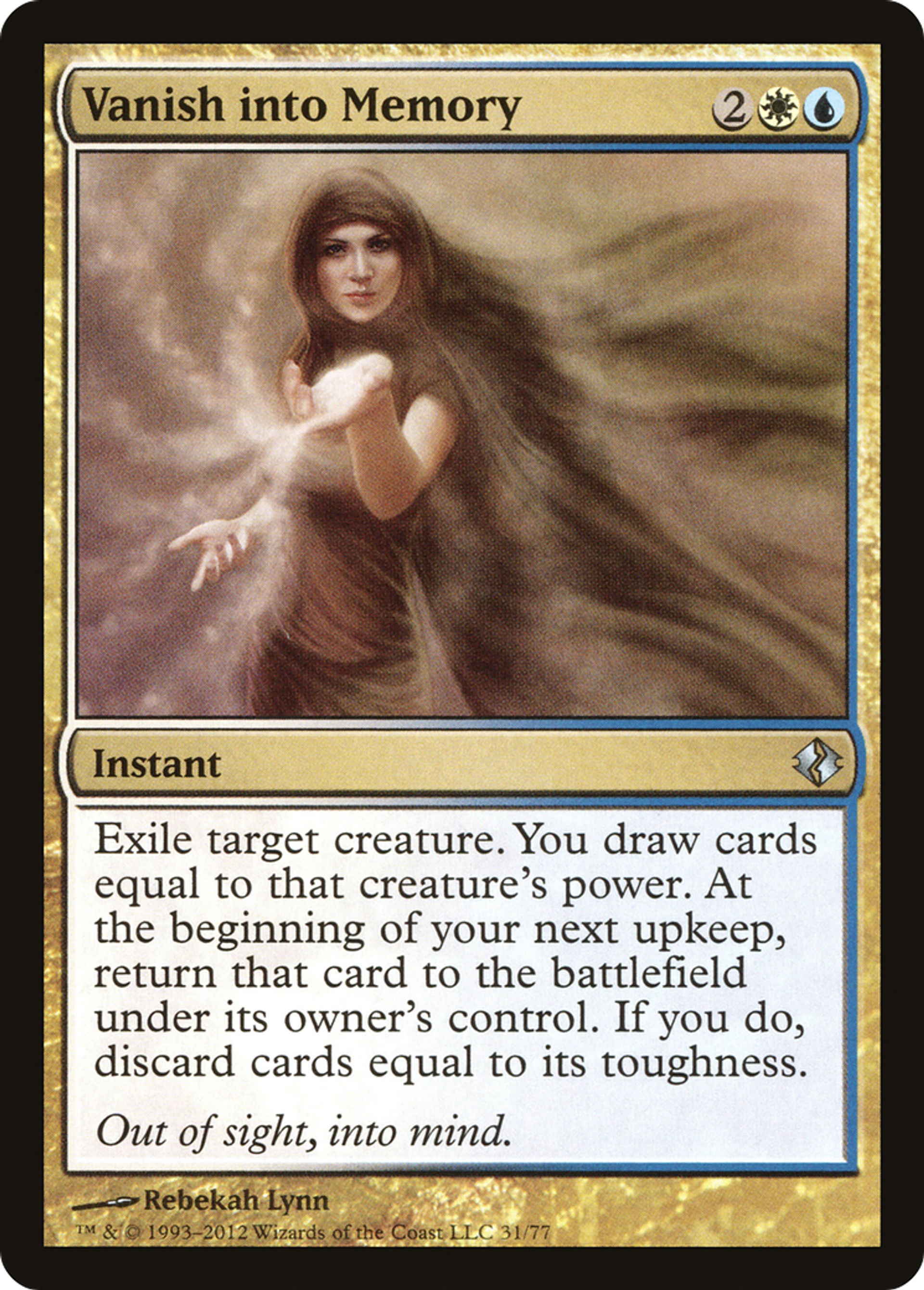 Vanish into Memory — Duel Decks: Venser vs. Koth — Magic: The Gathering