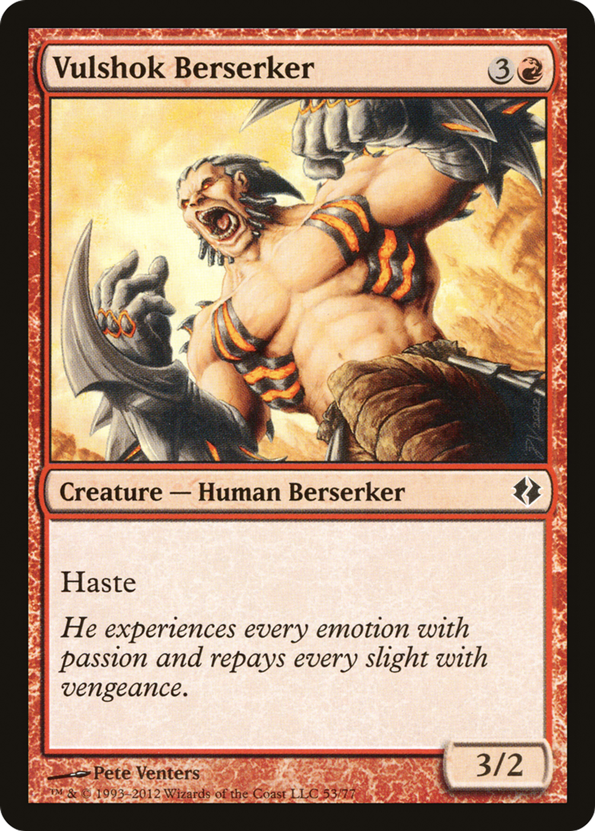 Vulshok Berserker — Duel Decks: Venser vs. Koth — Magic: The Gathering