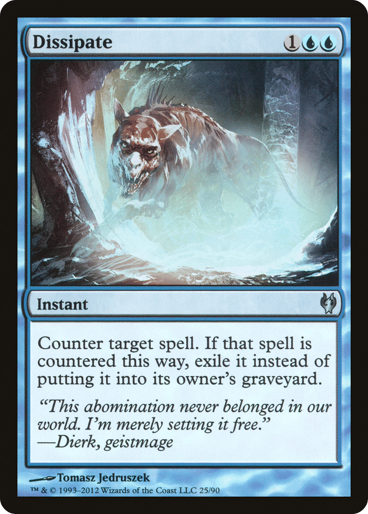 Dissipate — Duel Decks: Izzet vs. Golgari — Magic: The Gathering