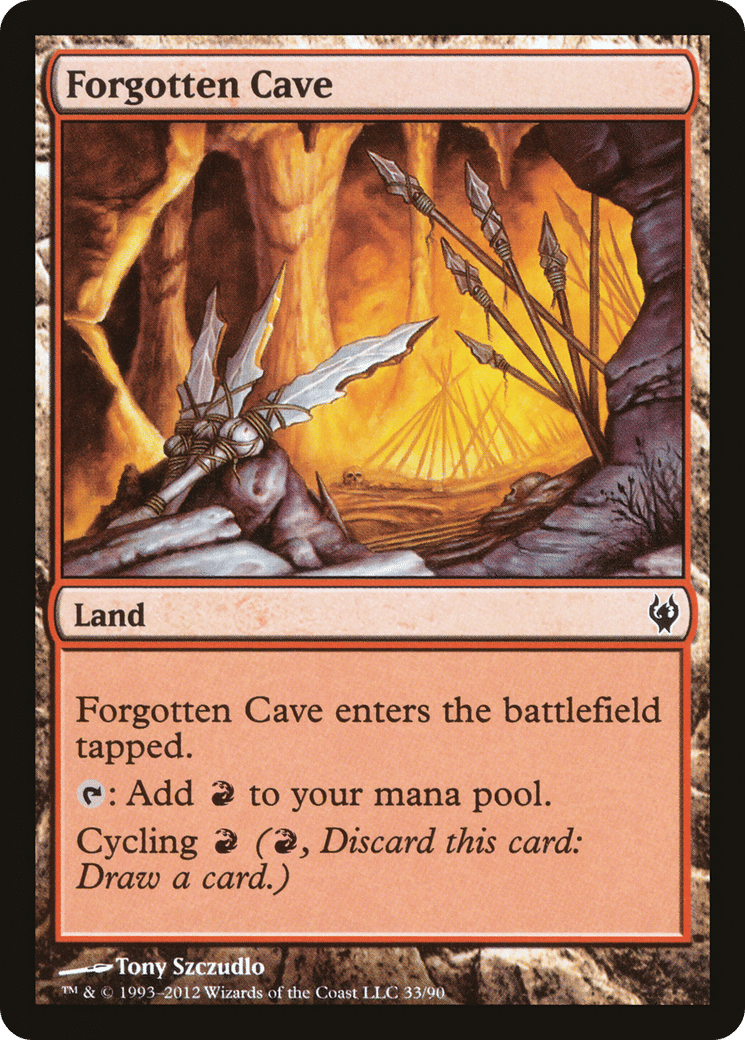 Forgotten Cave — Duel Decks: Izzet vs. Golgari — Magic: The Gathering