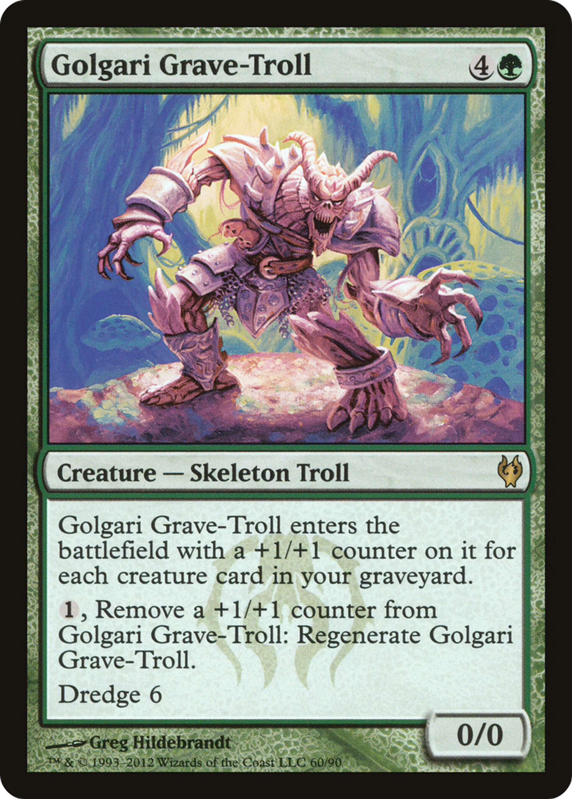 Golgari Grave-Troll — Duel Decks: Izzet vs. Golgari — Magic: The Gathering